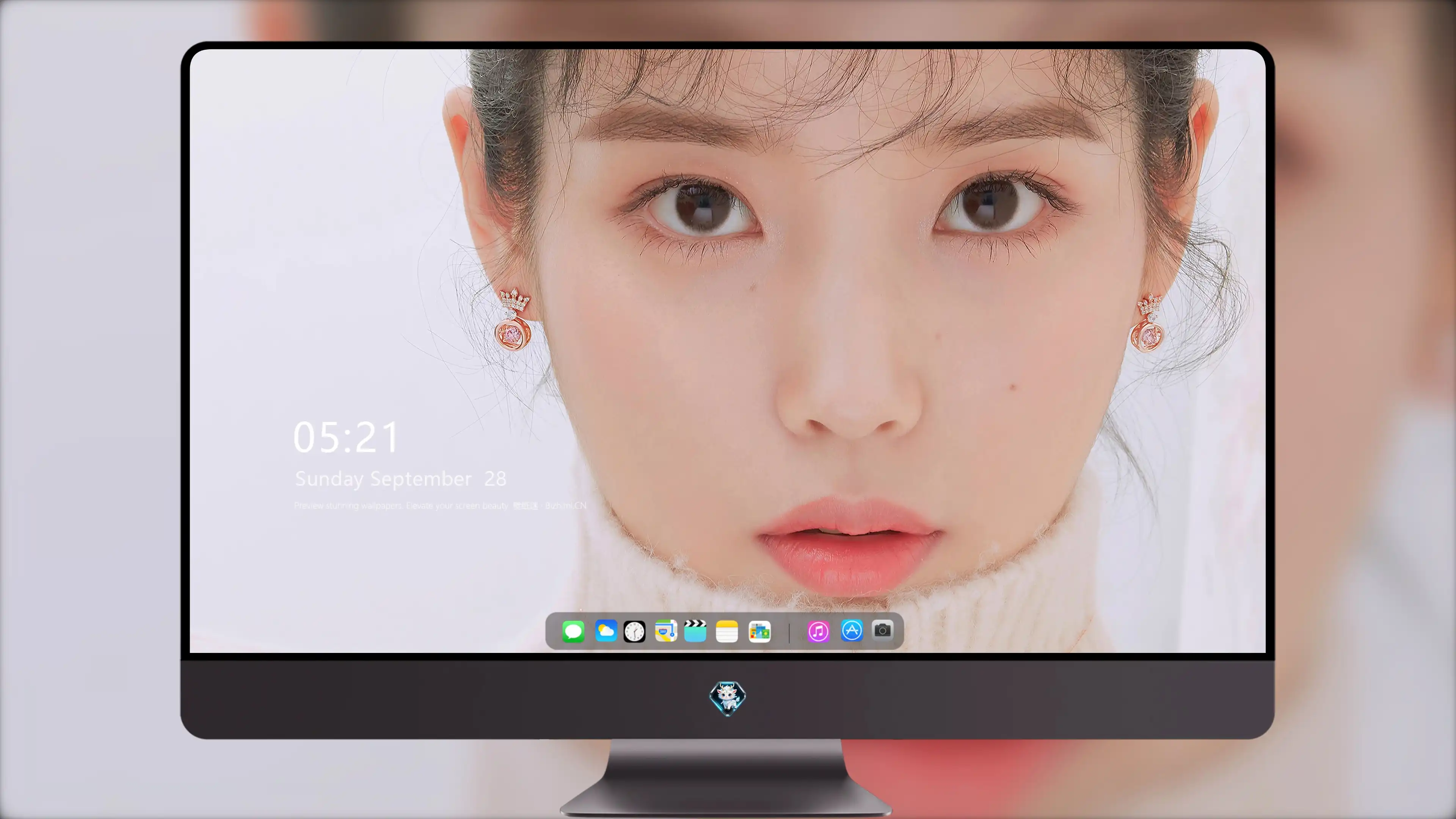 容貌绝美的 中国美女 面部特写摄影 4K高清图片 手机壁纸