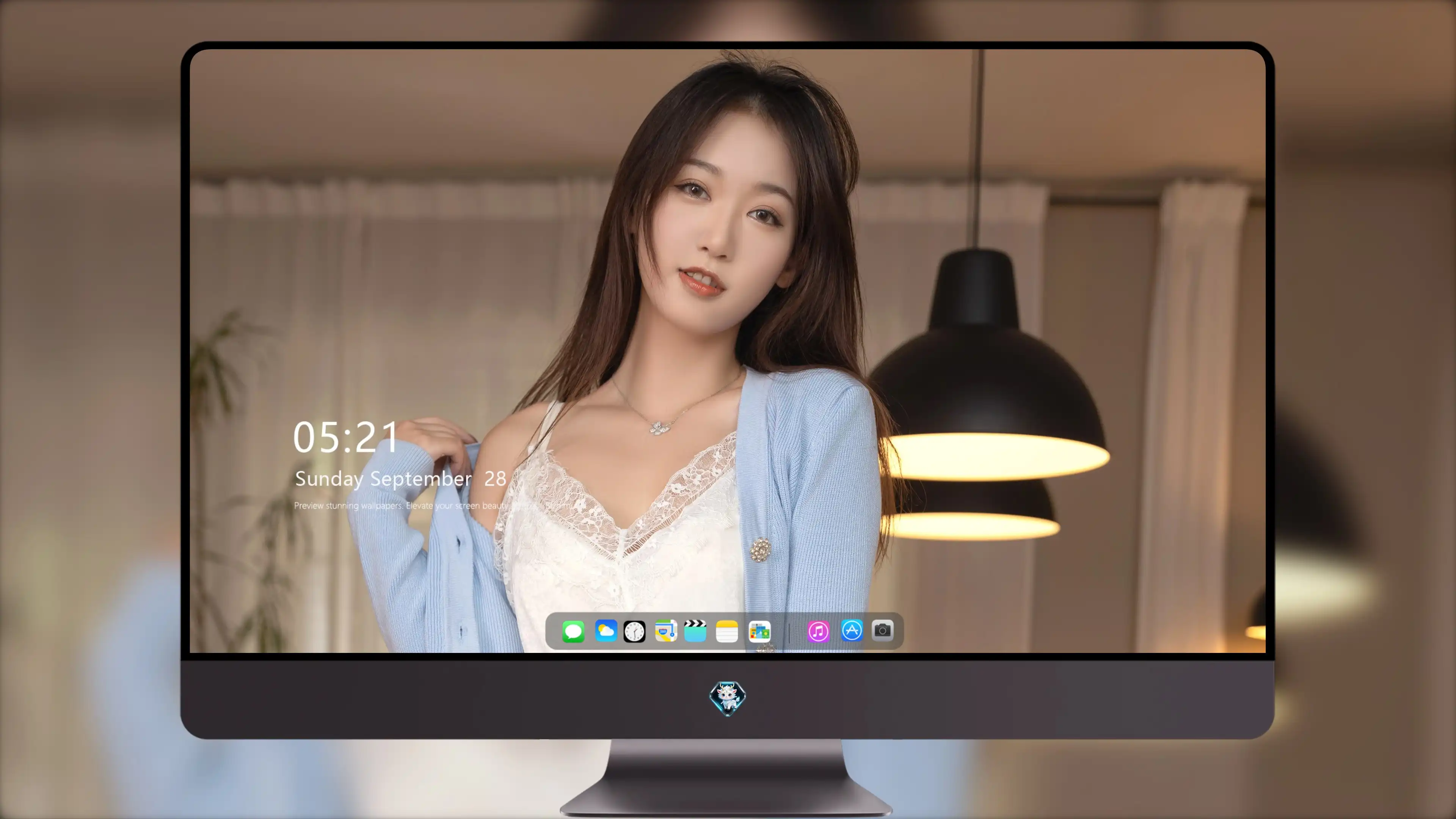 容貌绝美的 中国美女 面部特写摄影 4K高清图片 手机壁纸