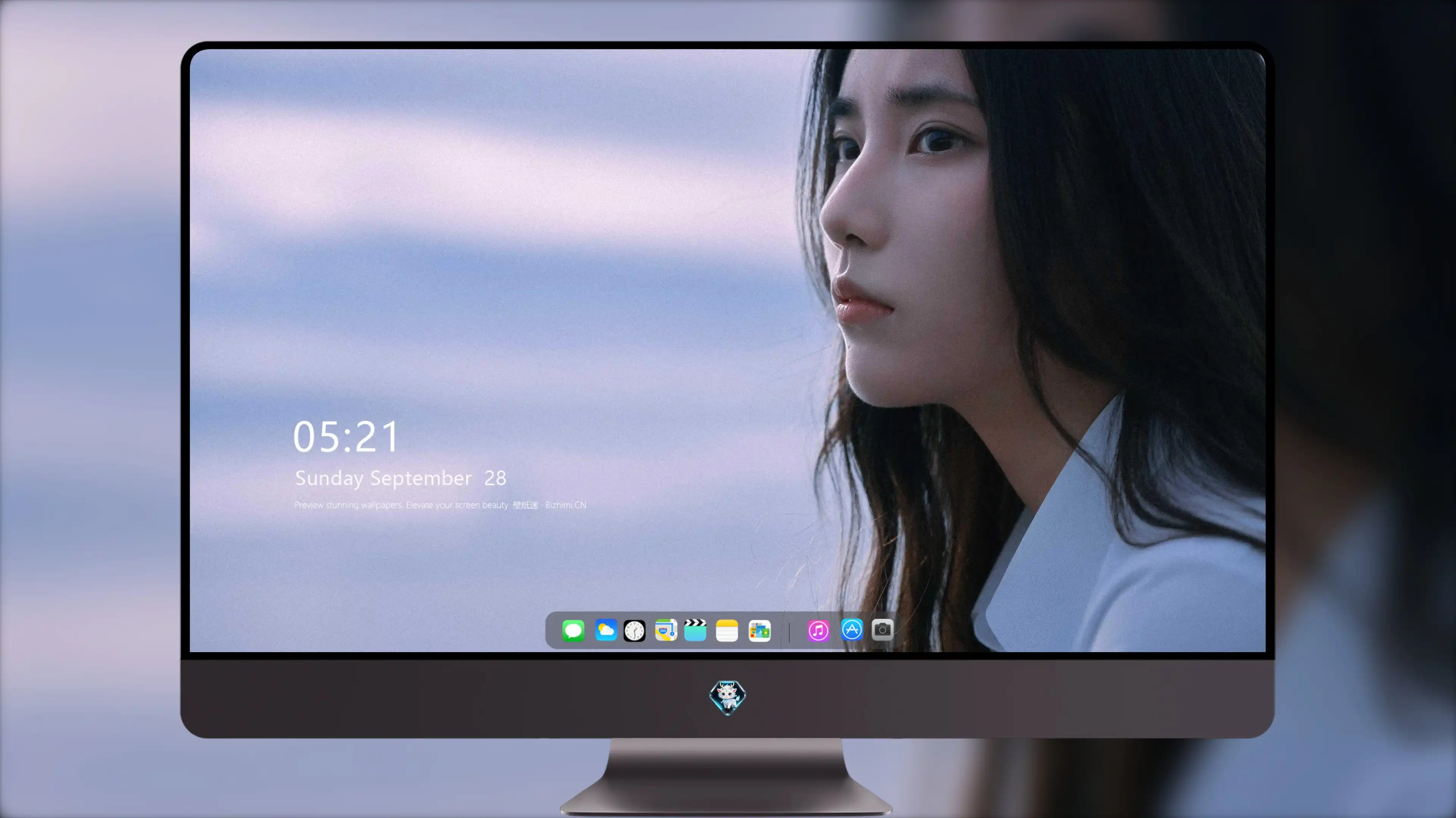 面容姣好的 中国佳人 面部高清摄影 4K极致清晰  PC屏保