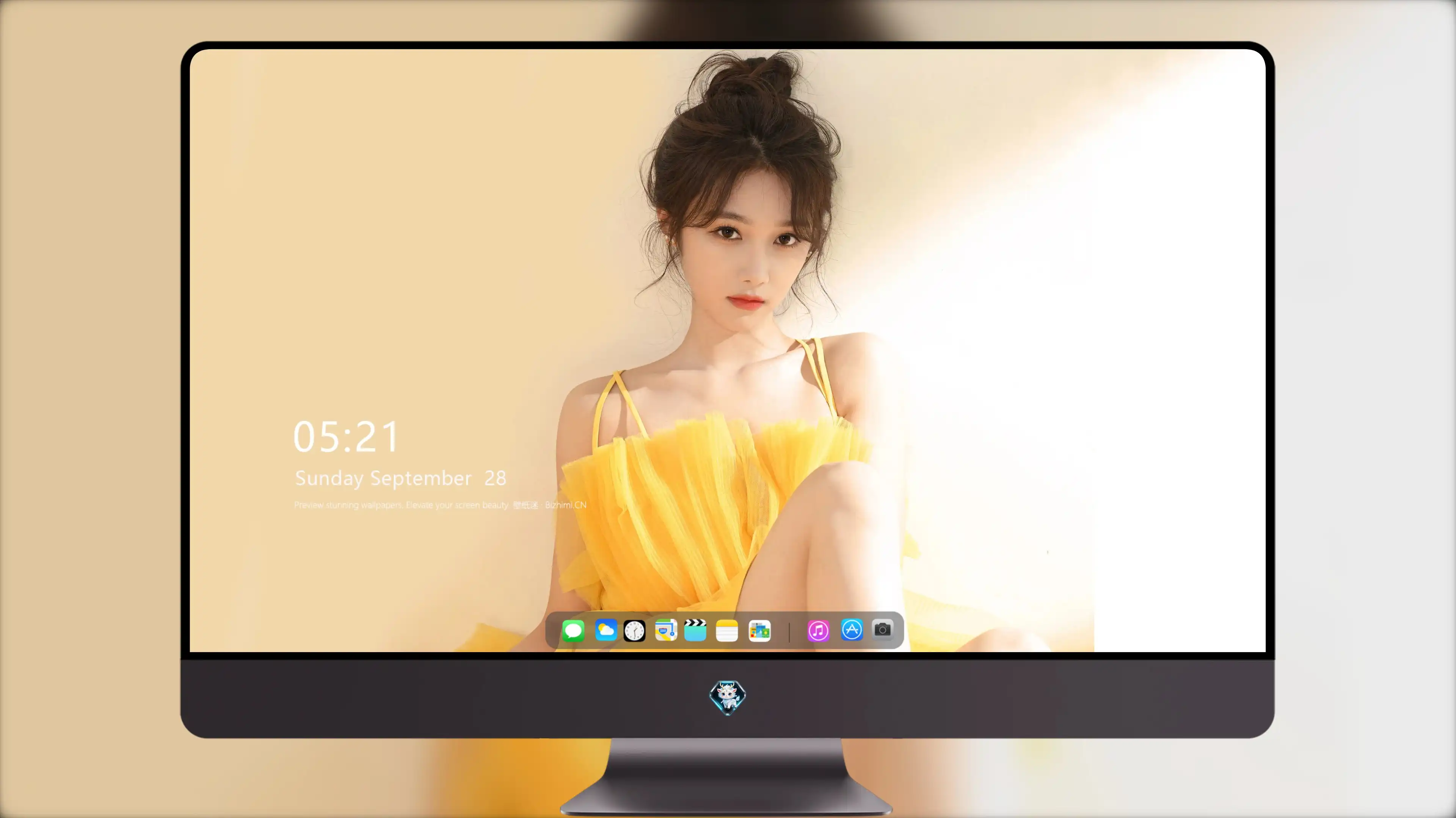 面容姣好的 中国佳人 面部高清摄影 4K极致清晰  PC屏保