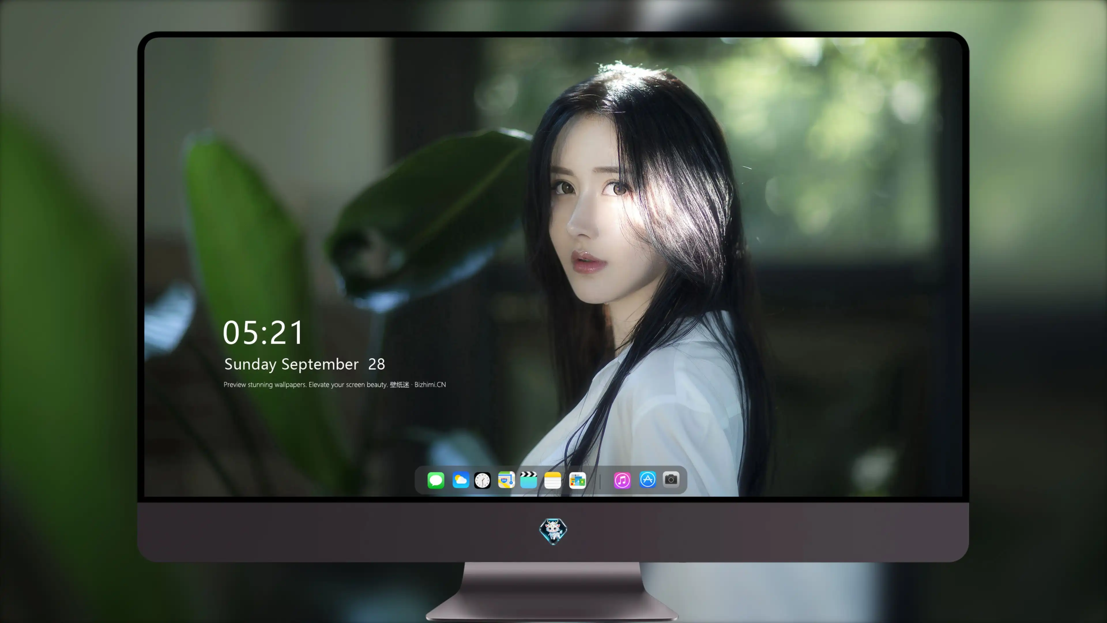 面容姣好的 中国佳人 面部高清摄影 4K极致清晰  PC屏保