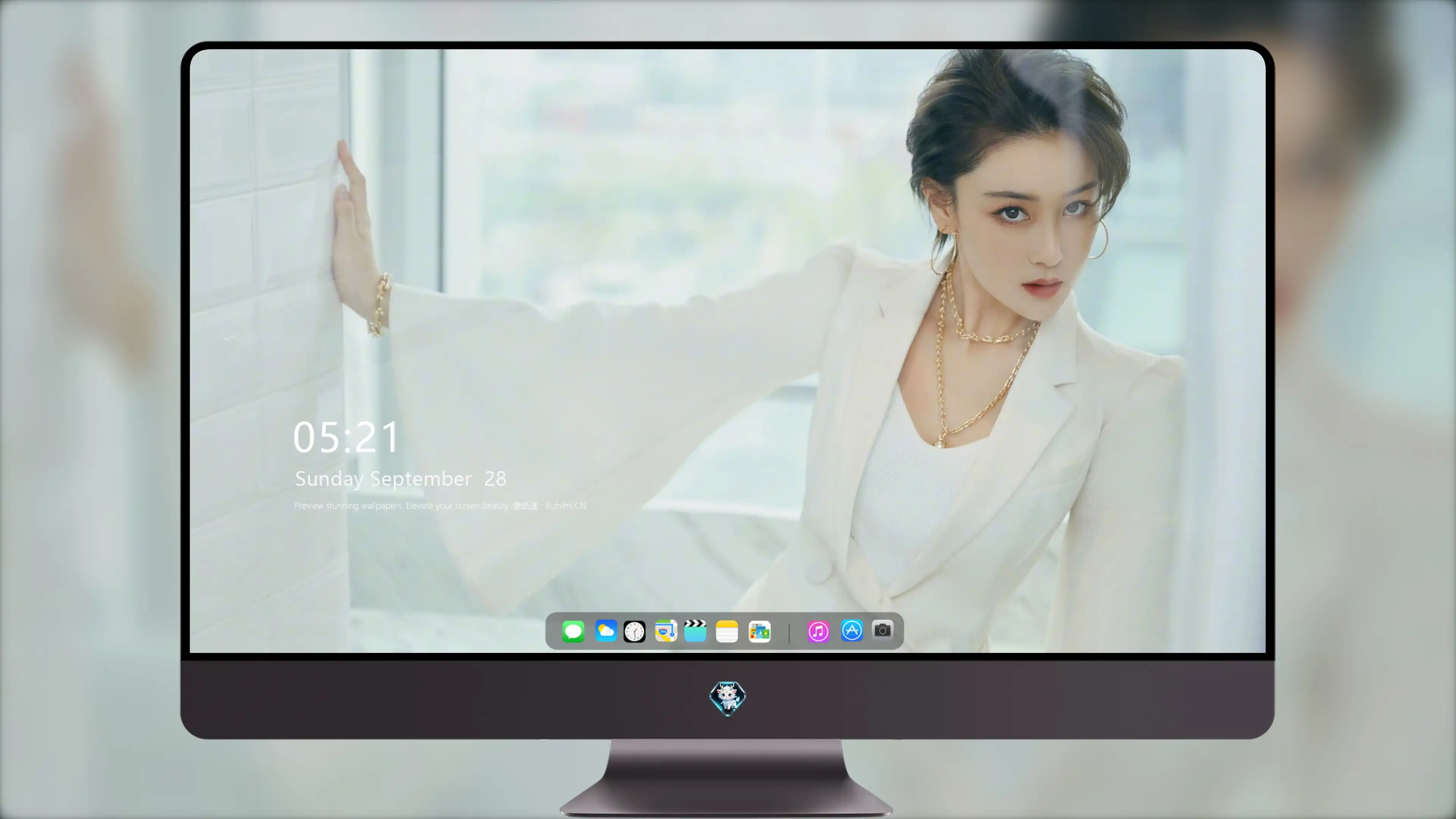 五官精致的 国产美女 高清脸部写真 超清晰4K 桌面锁屏