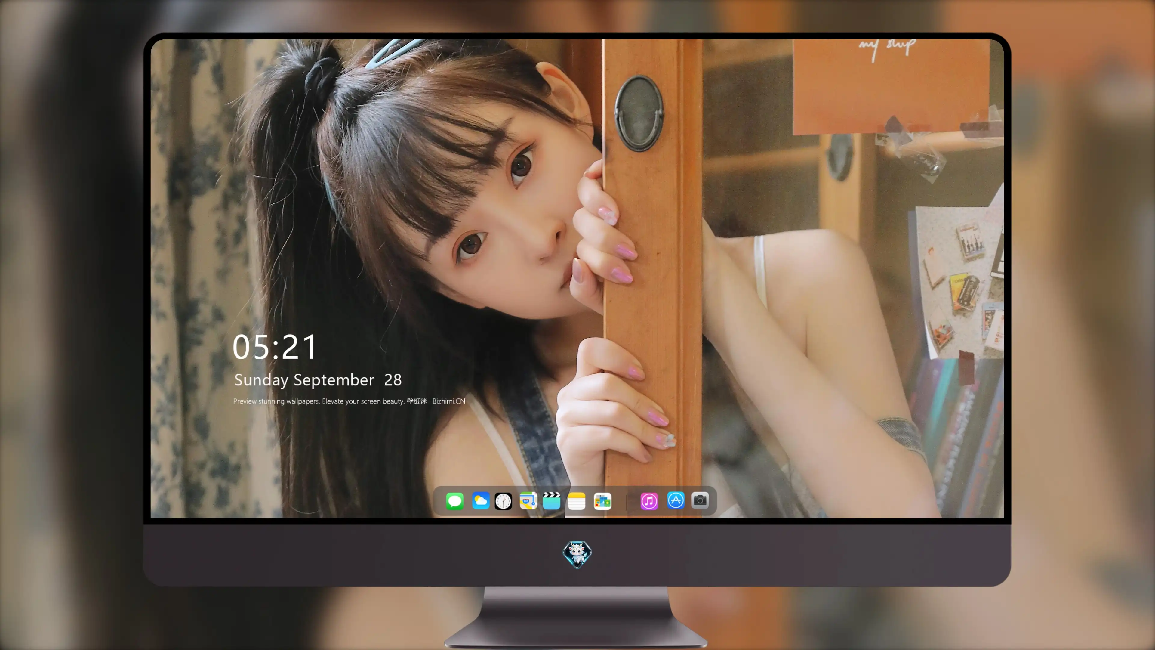 五官精致的 国产美女 高清脸部写真 超清晰4K 桌面锁屏