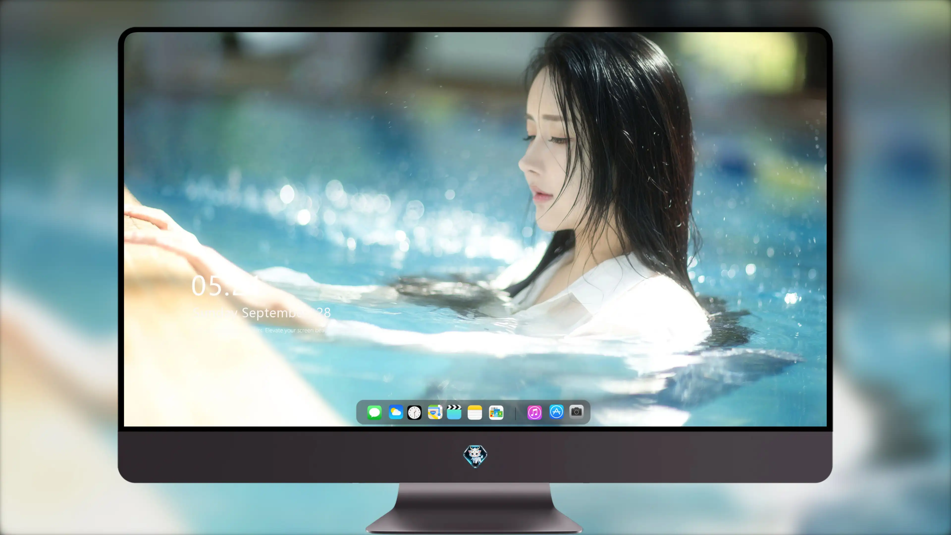 面容姣好的 中国佳人 面部高清摄影 4K极致清晰  PC屏保