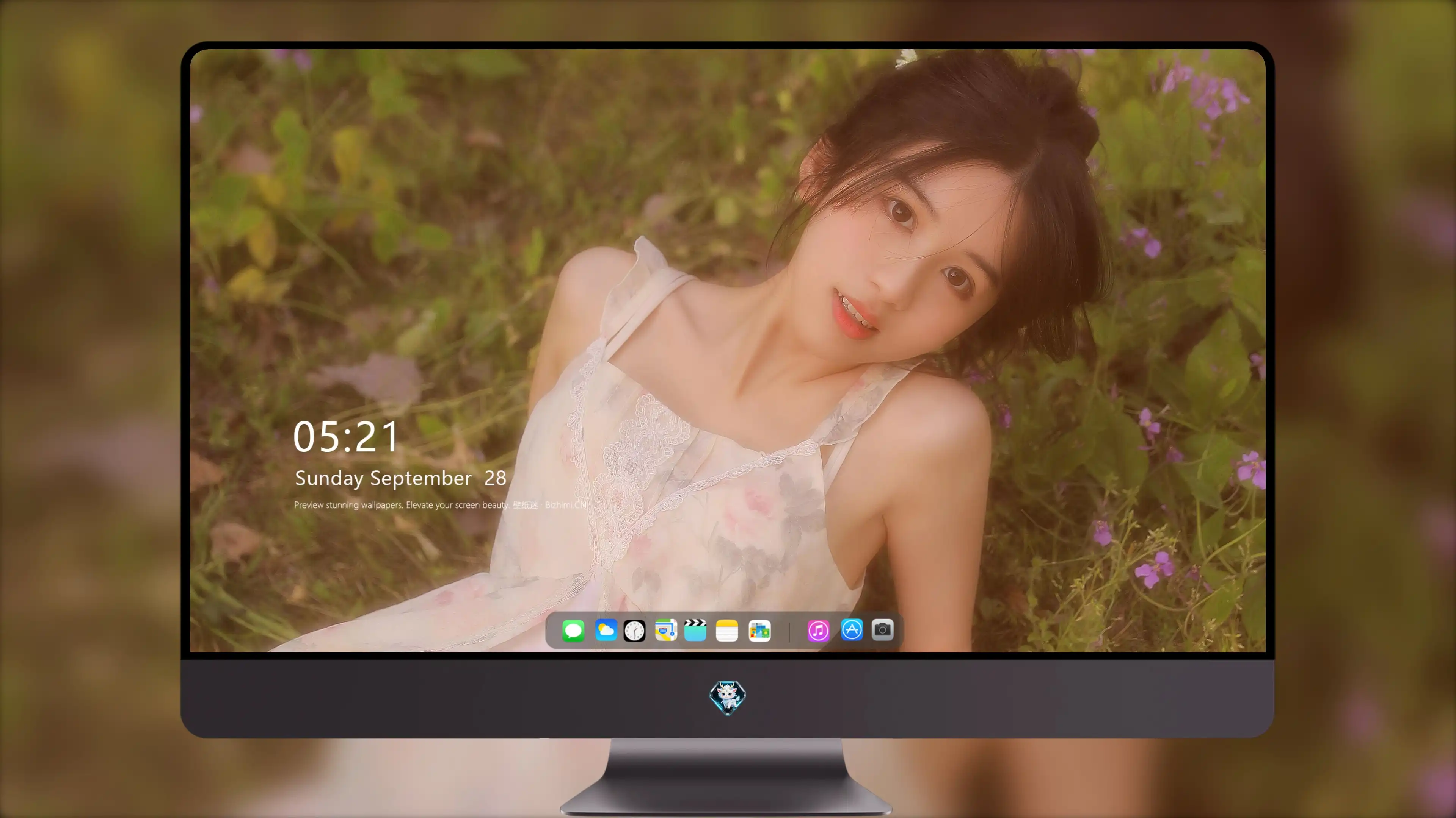 面容姣好的 中国佳人 面部高清摄影 4K极致清晰  PC屏保