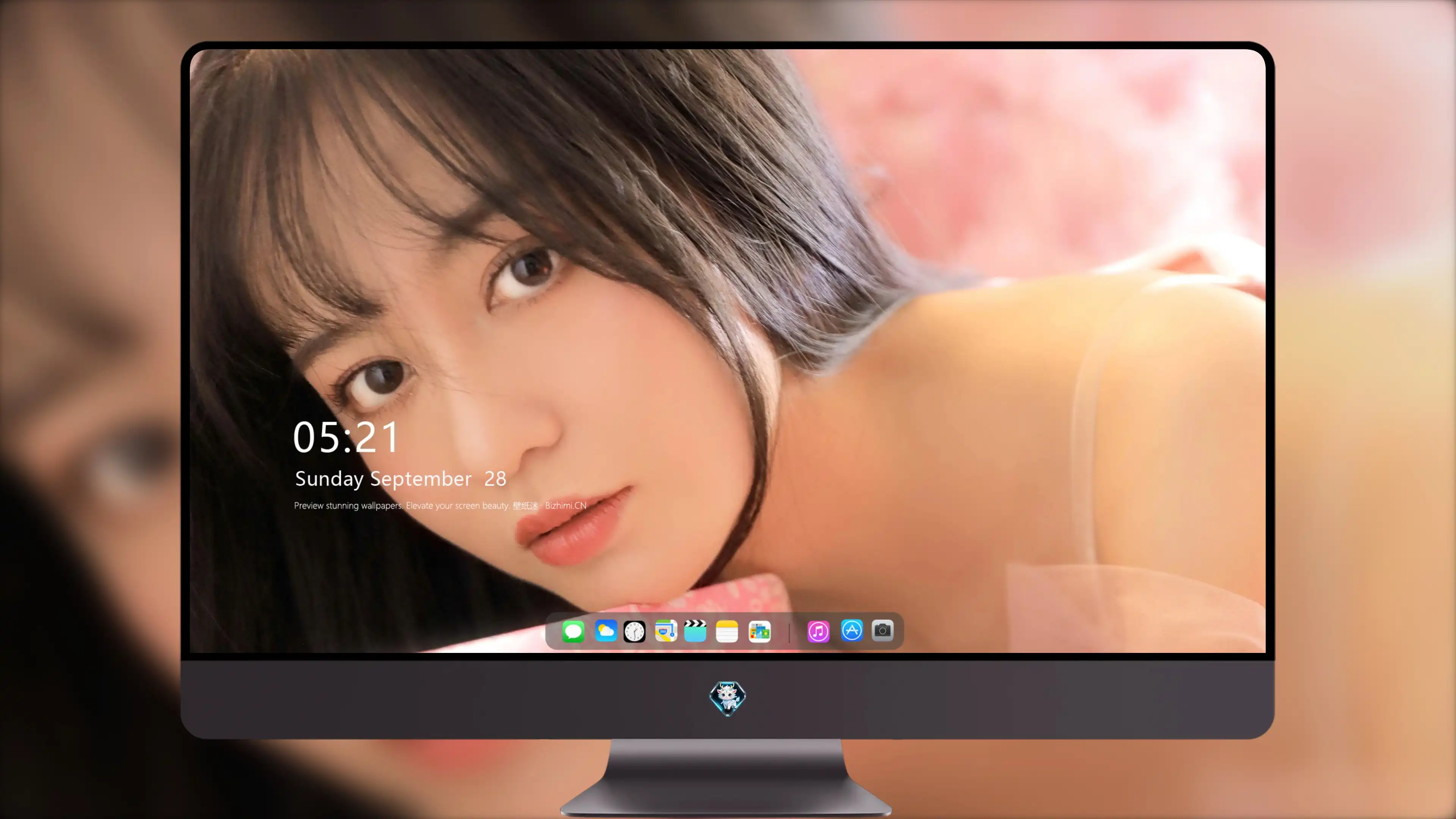 面容姣好的 中国佳人 面部高清摄影 4K极致清晰  PC屏保