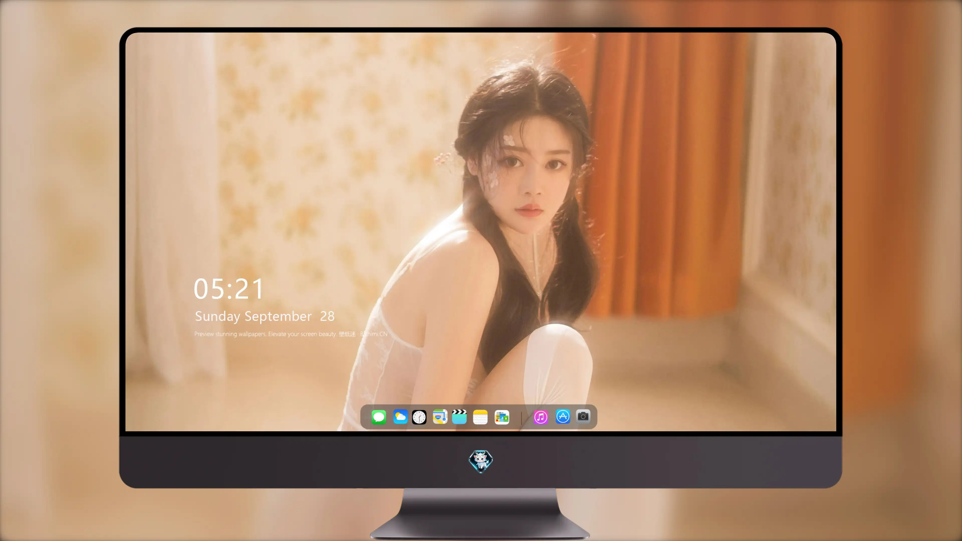 面容姣好的 中国佳人 面部高清摄影 4K极致清晰  PC屏保