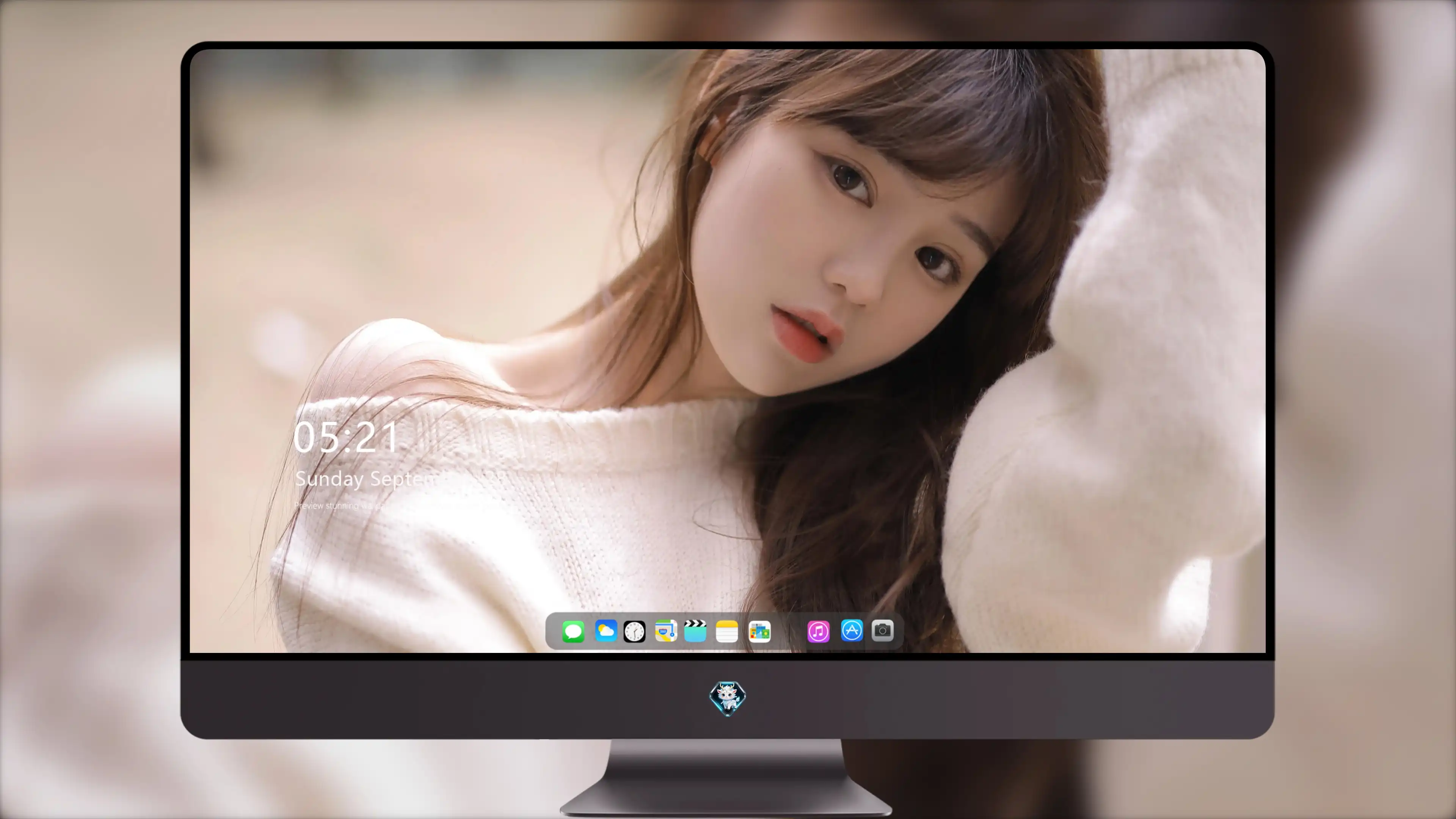 五官精致的 国产美女 高清脸部写真 超清晰4K 桌面锁屏