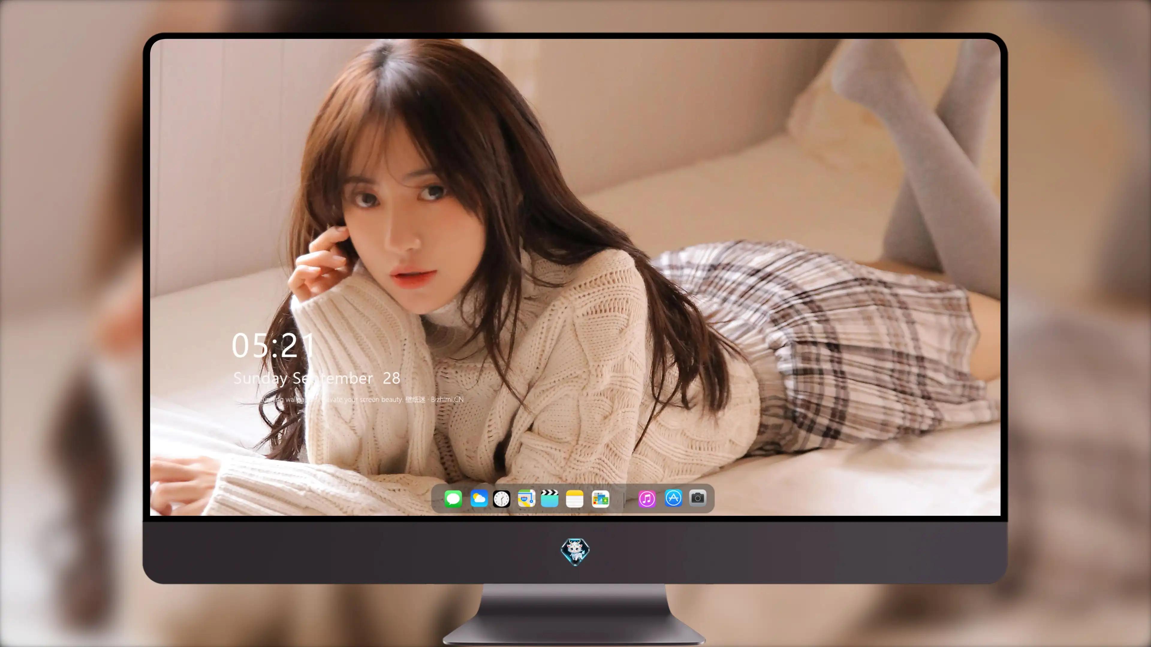 面容姣好的 中国佳人 面部高清摄影 4K极致清晰  PC屏保