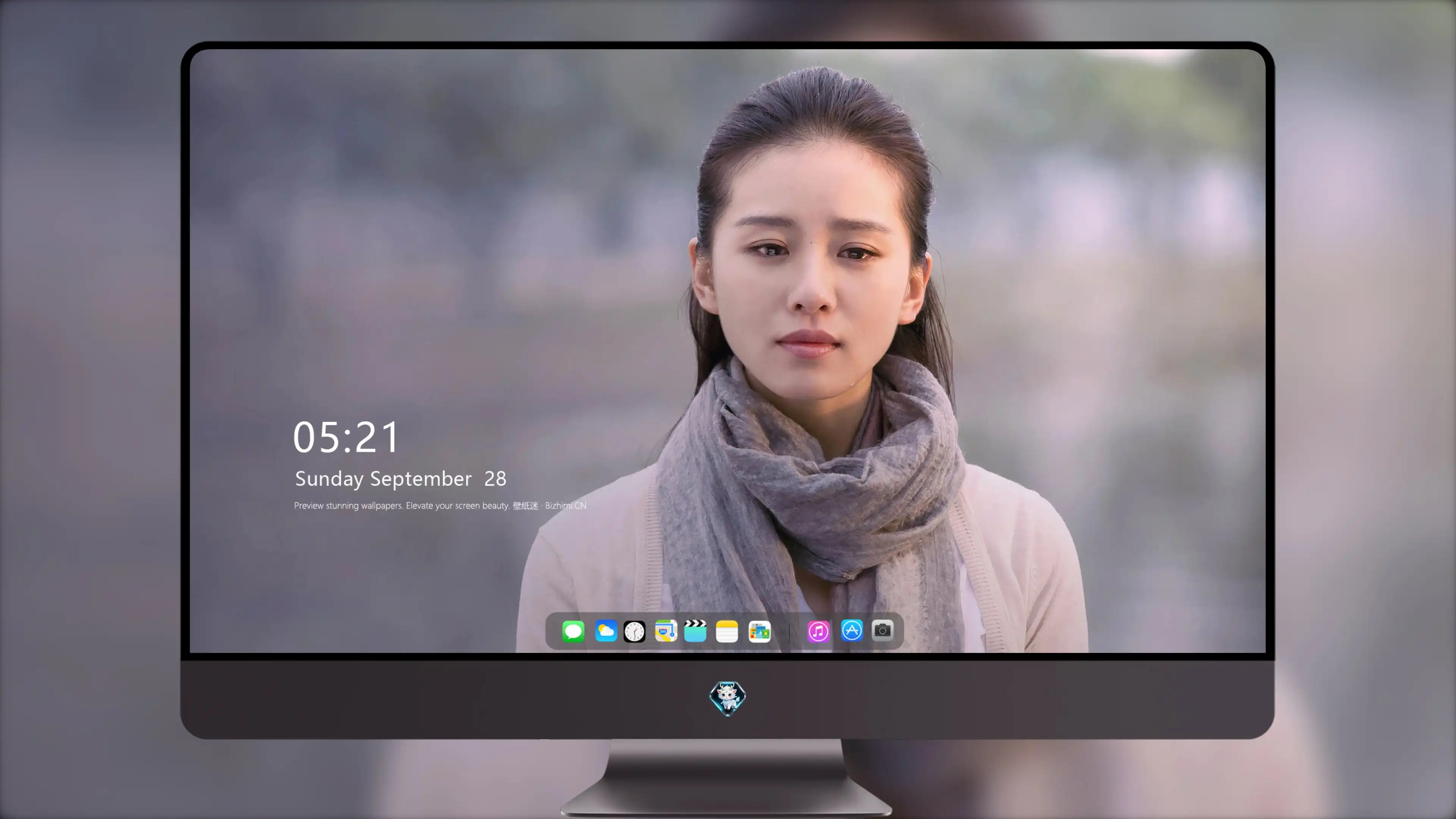 面容姣好的 中国佳人 面部高清摄影 4K极致清晰  PC屏保