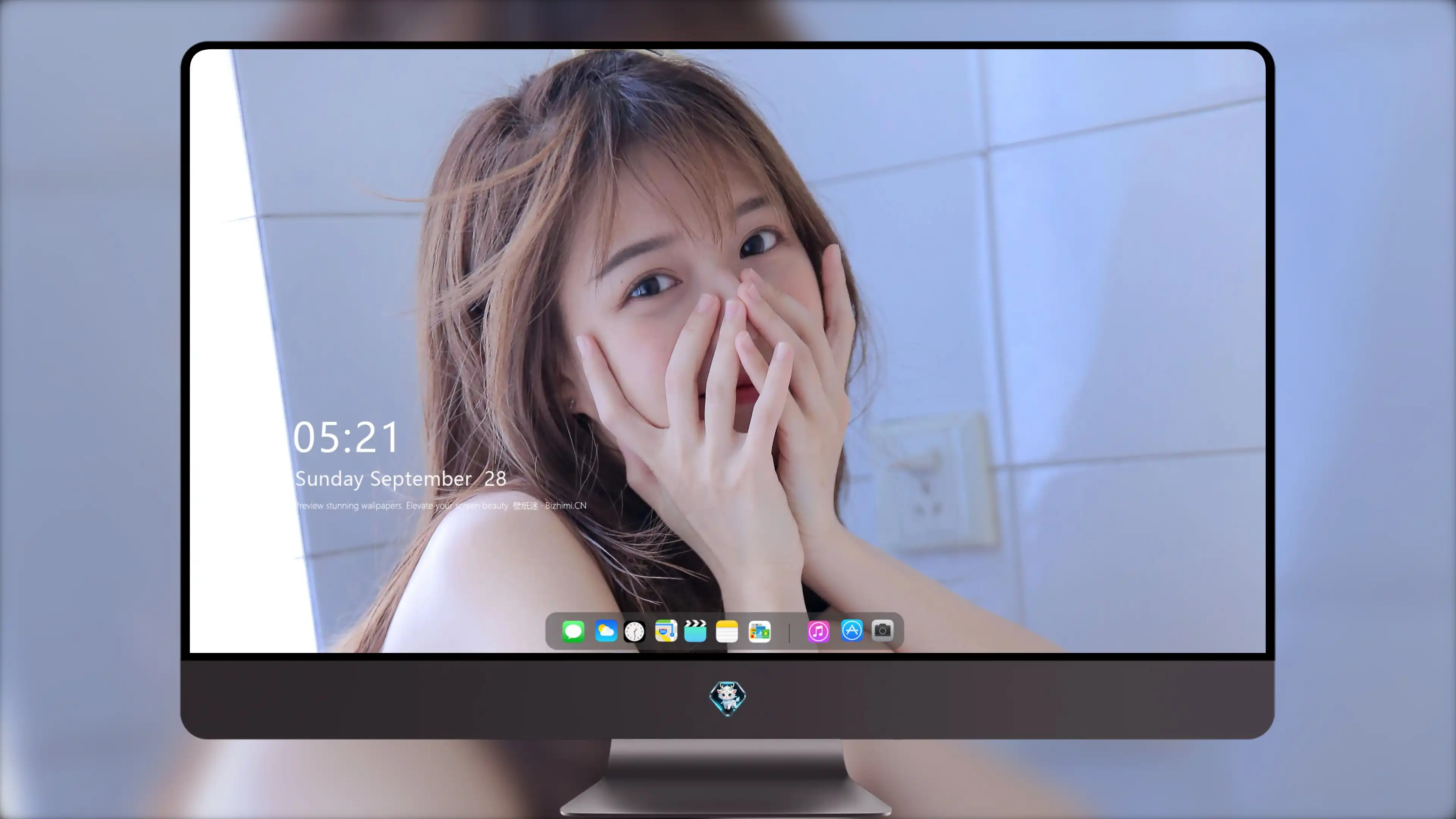 容貌绝美的 中国美女 面部特写摄影 4K高清图片 手机壁纸