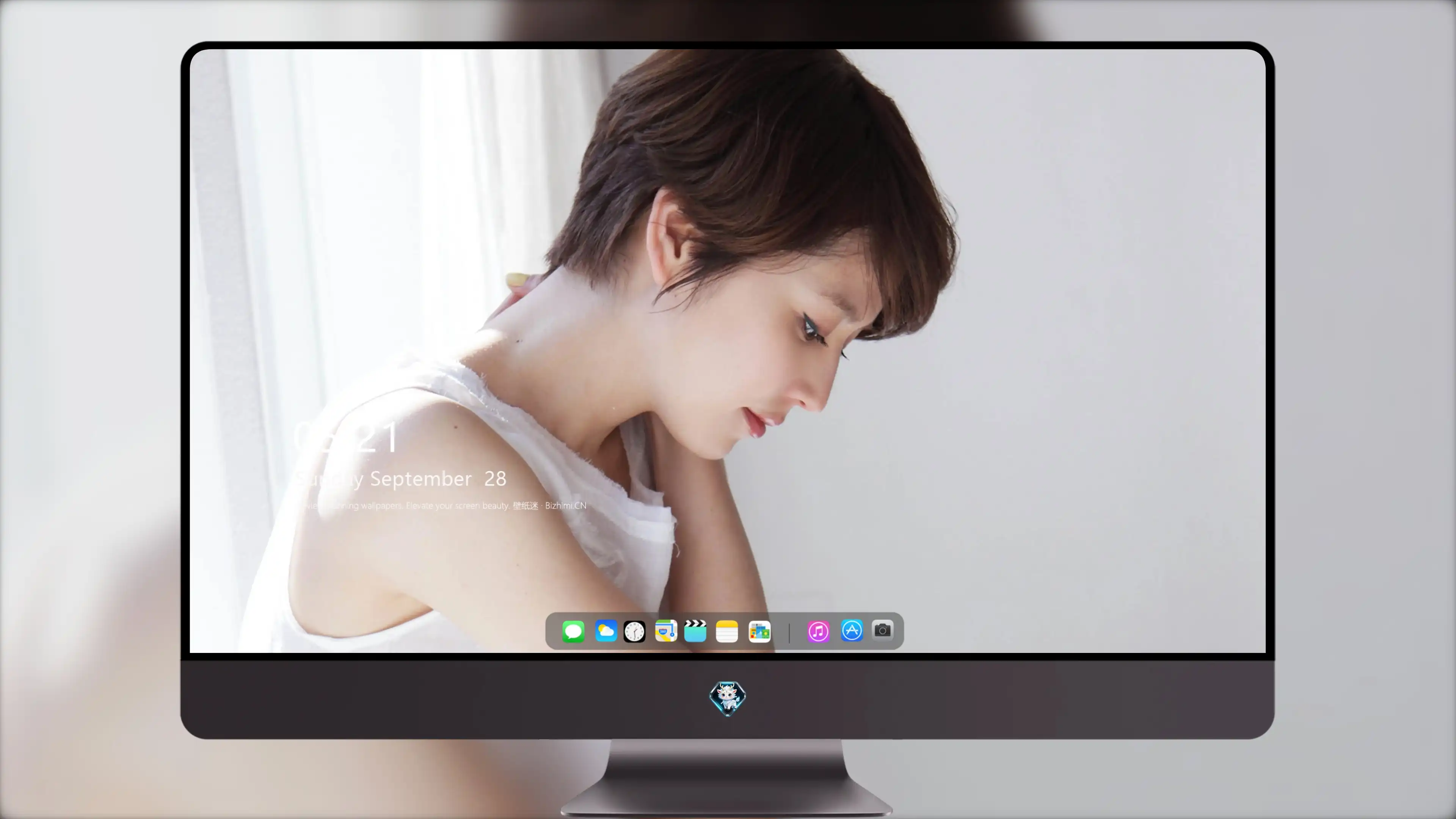 面容姣好的 中国佳人 面部高清摄影 4K极致清晰  PC屏保