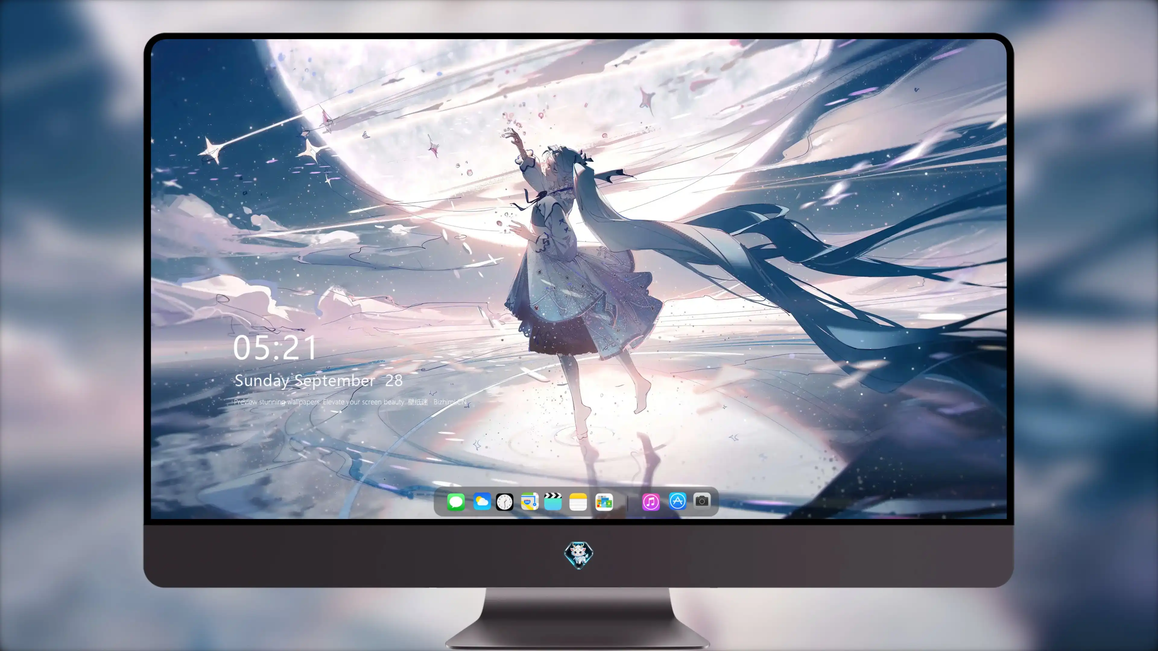 无损 初音未来游戏原画 手机锁屏 免费下载