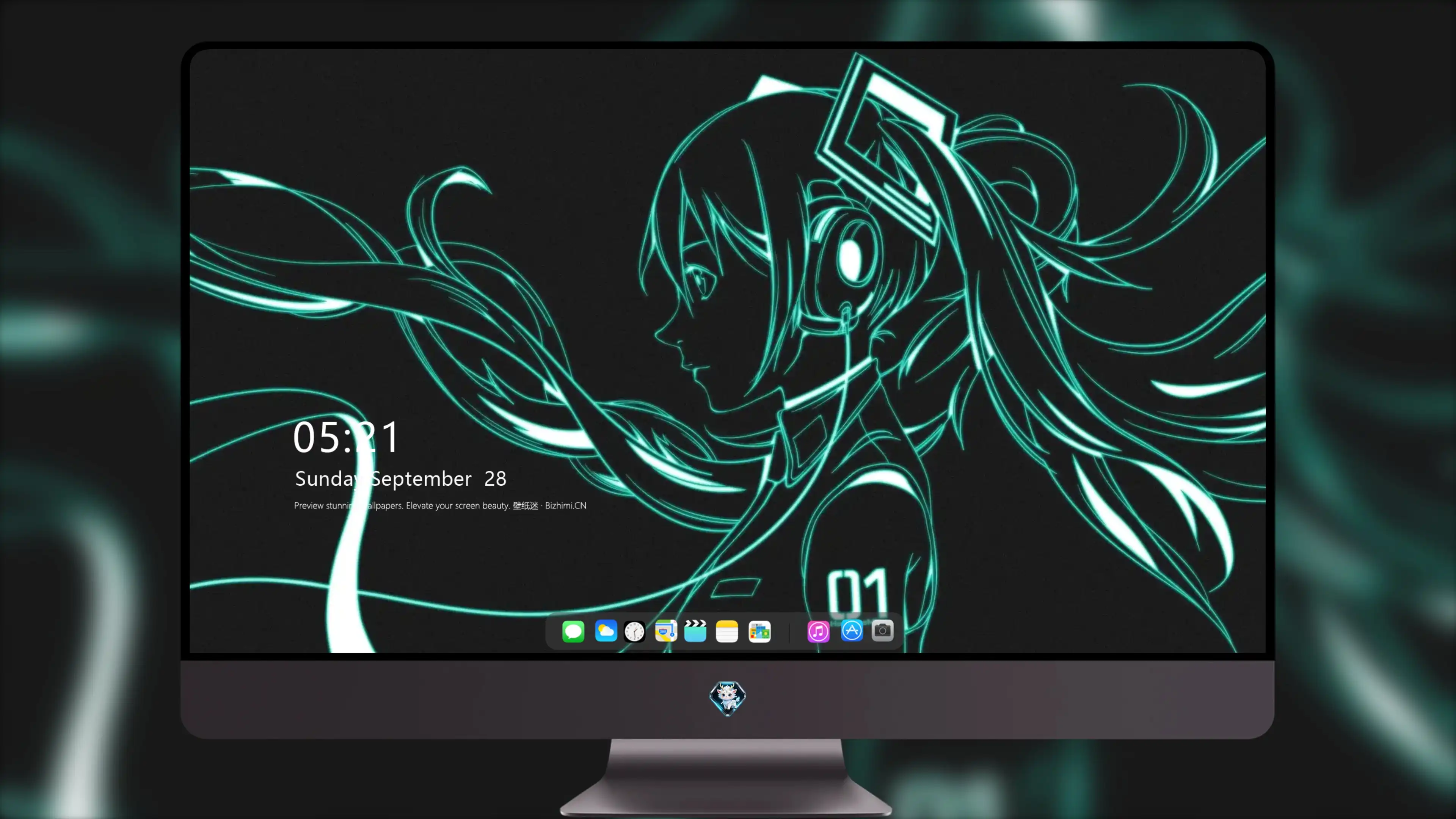 4k超清 初音未来虚拟歌手壁纸 笔记本桌面 免费下载
