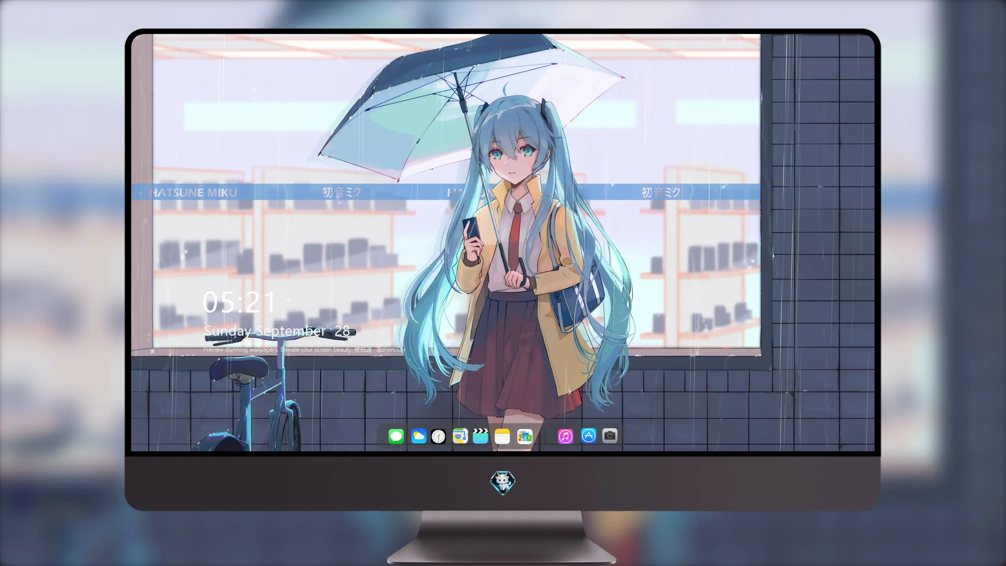 无损 初音未来游戏原画 手机锁屏 免费下载