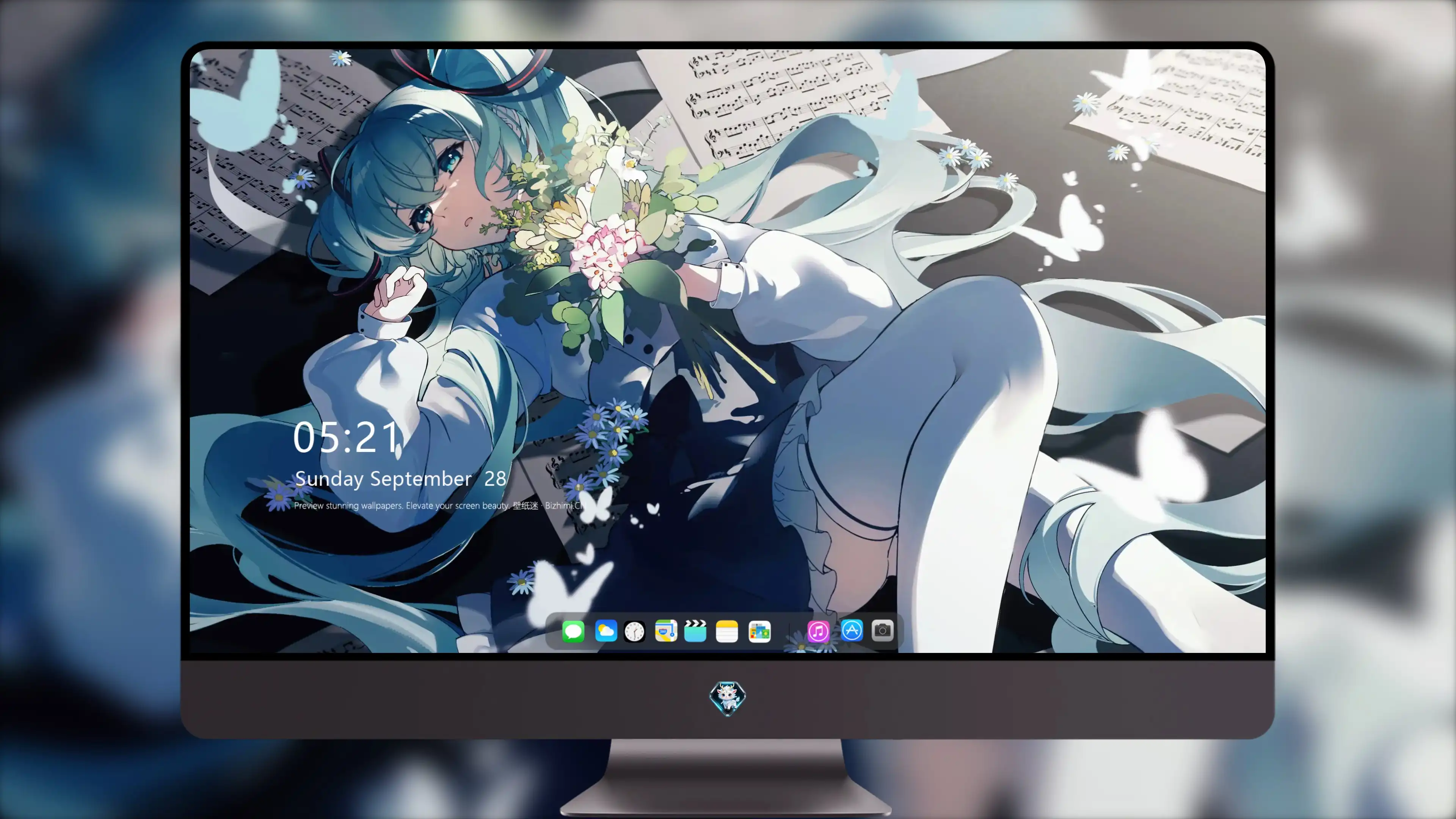 无损 初音未来游戏图片 屏保锁屏 免费下载