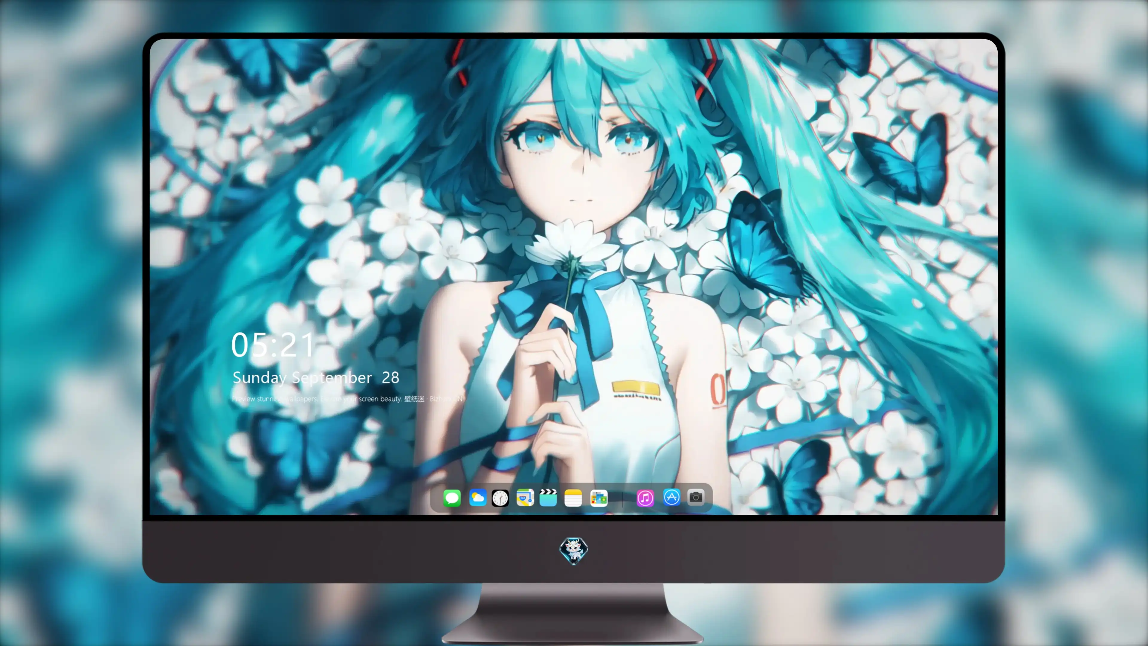 高清 初音未来游戏原画 屏保锁屏 免费下载