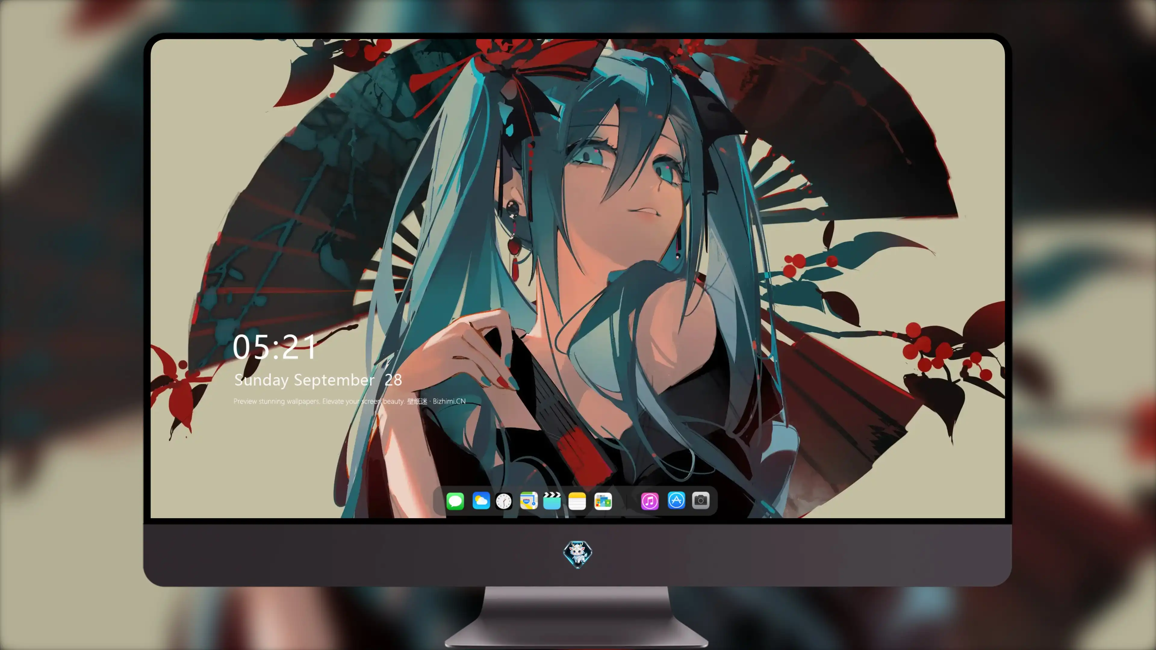 4k超清 初音未来游戏原画 手机壁纸
