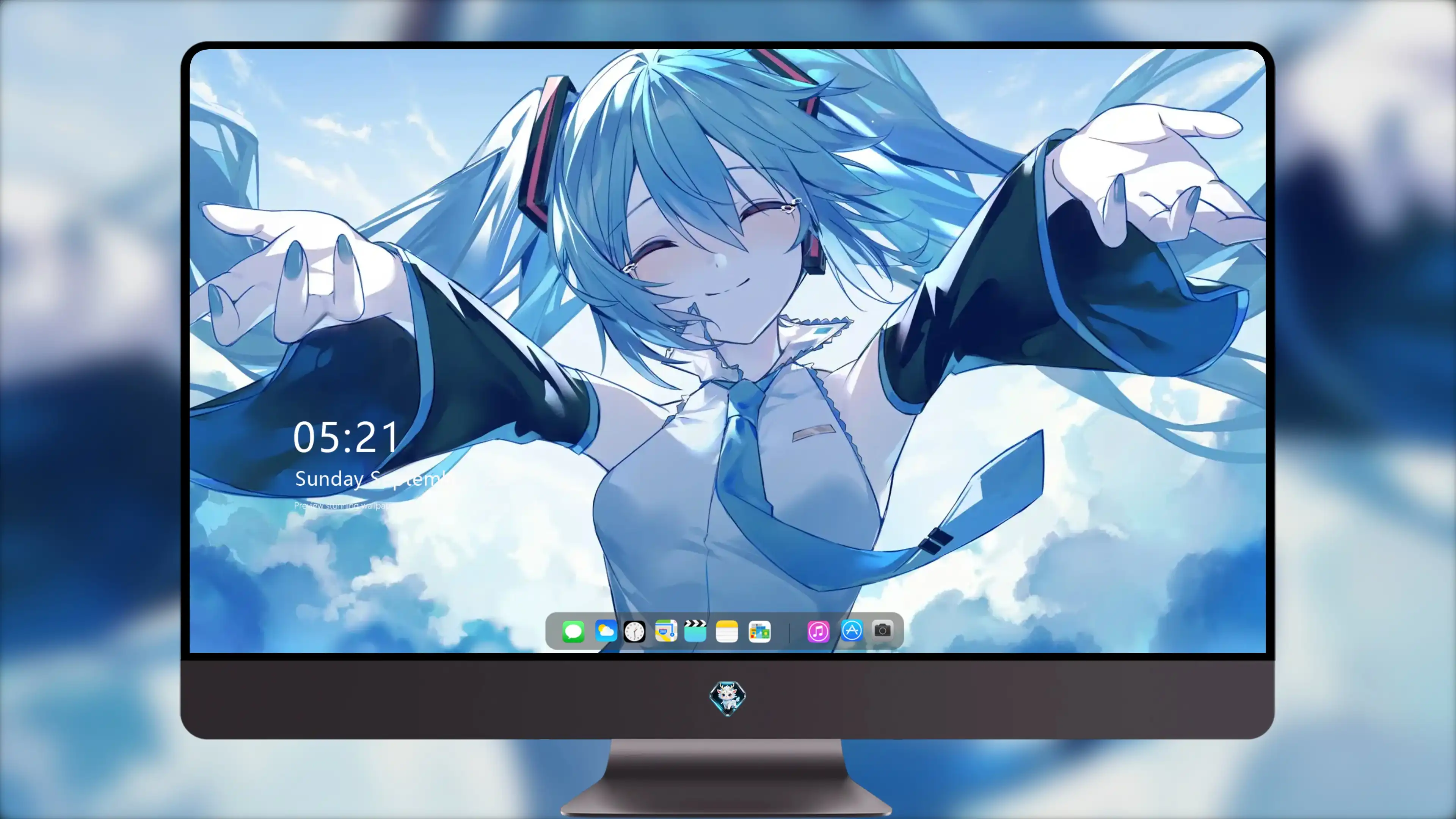 8k超高清 初音未来游戏图片 笔记本桌面