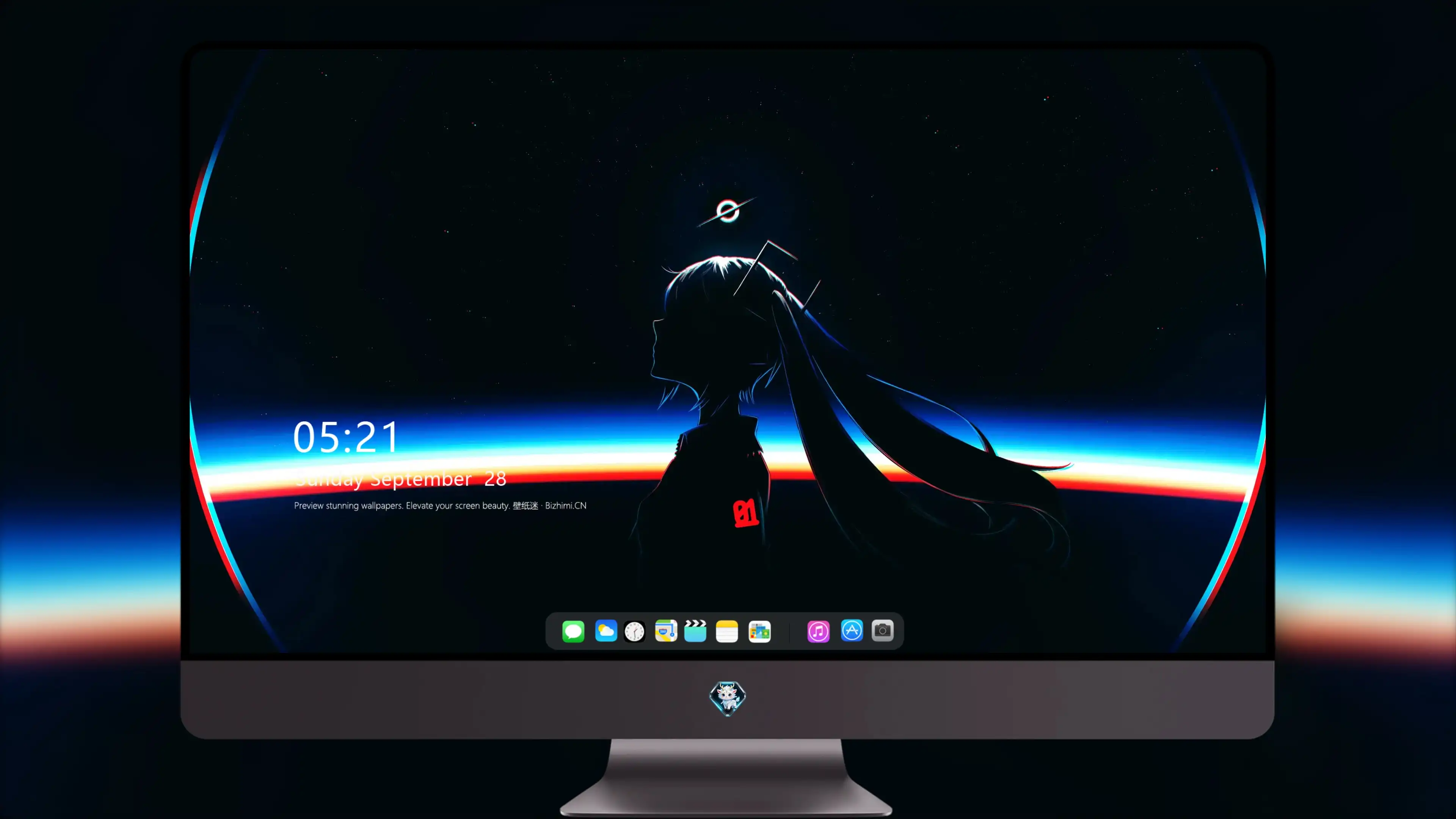 高清 初音未来游戏原画 屏保锁屏 免费下载