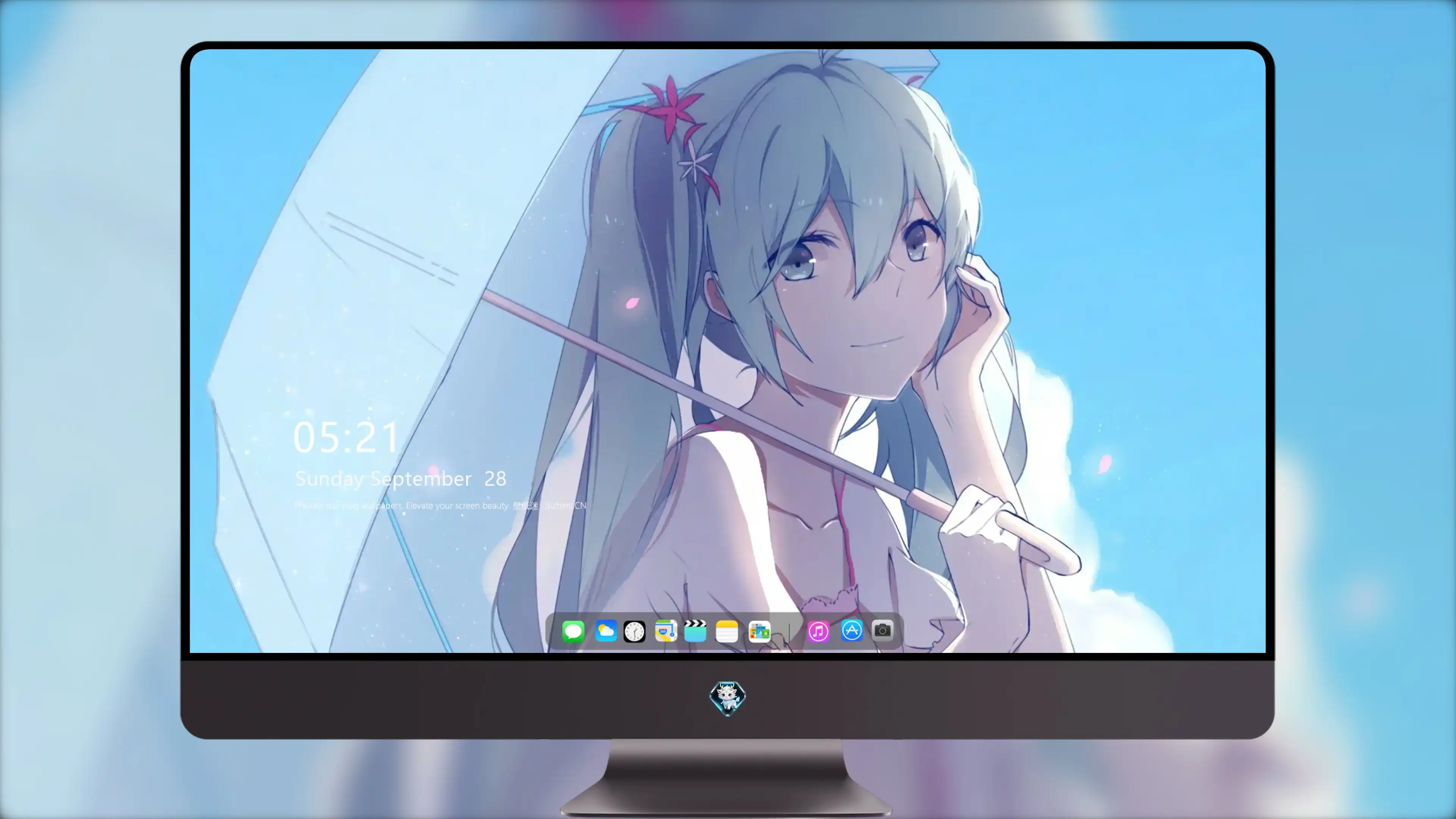 2k高清 初音未来游戏原画 手机锁屏 免费下载