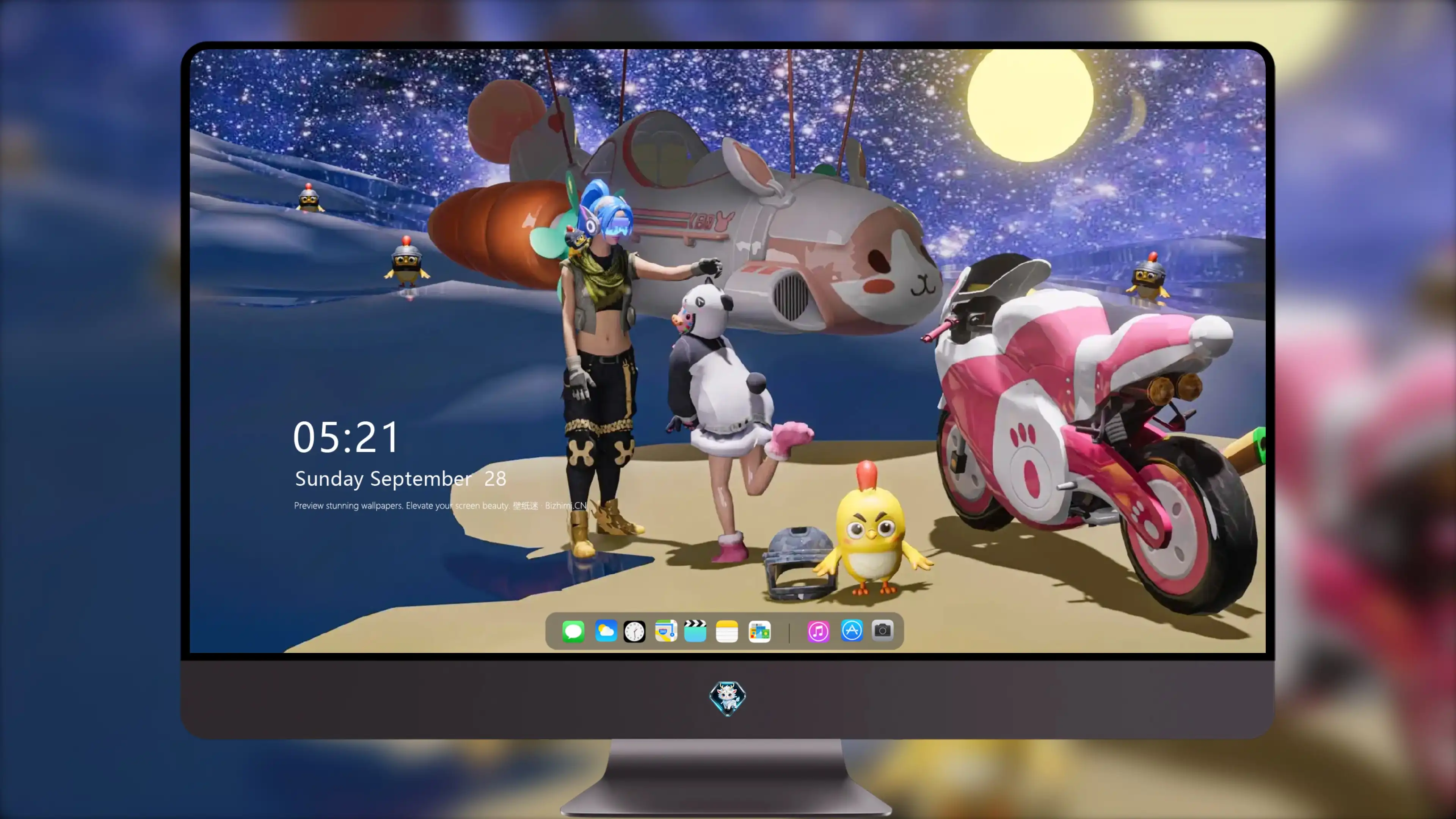 4K高清游戏原画和平精英柔和视觉感受