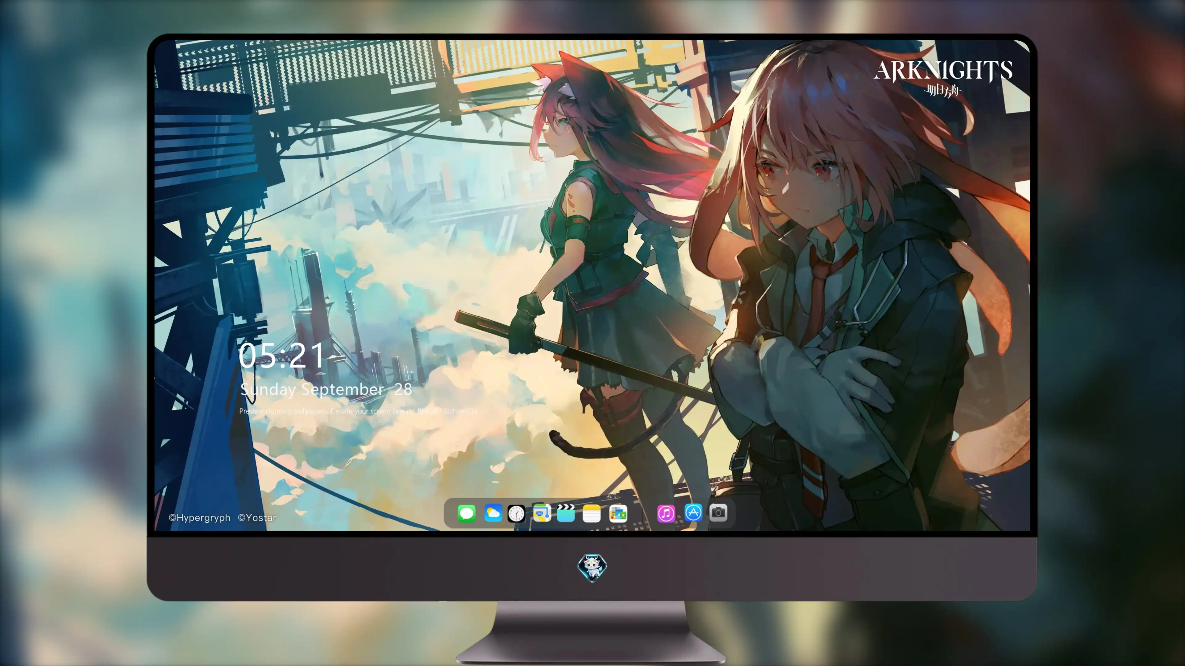 4K高清游戏原画明日方舟创意视觉设计