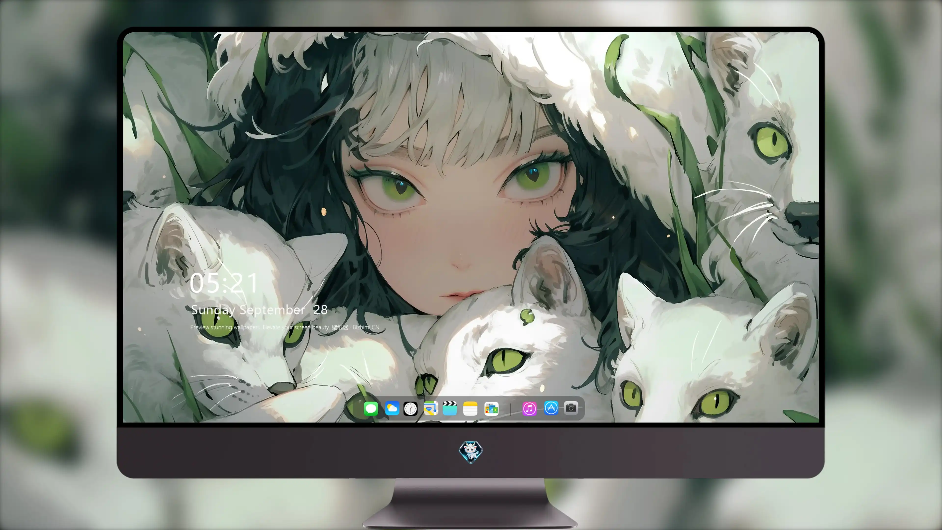 4K高清游戏原画异域少女纹理精致视觉感