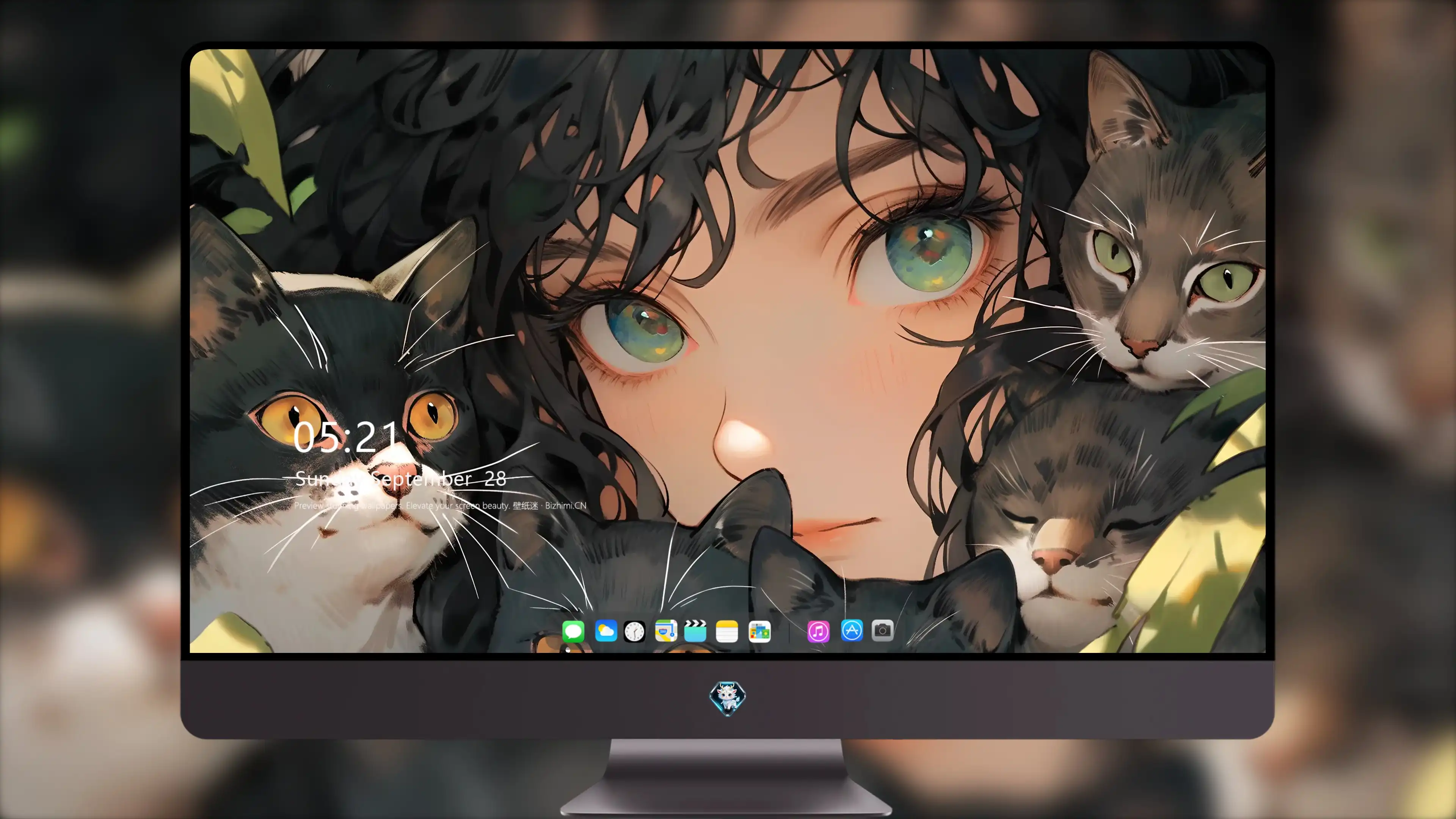 4K高清游戏原画异域少女纹理精致视觉感