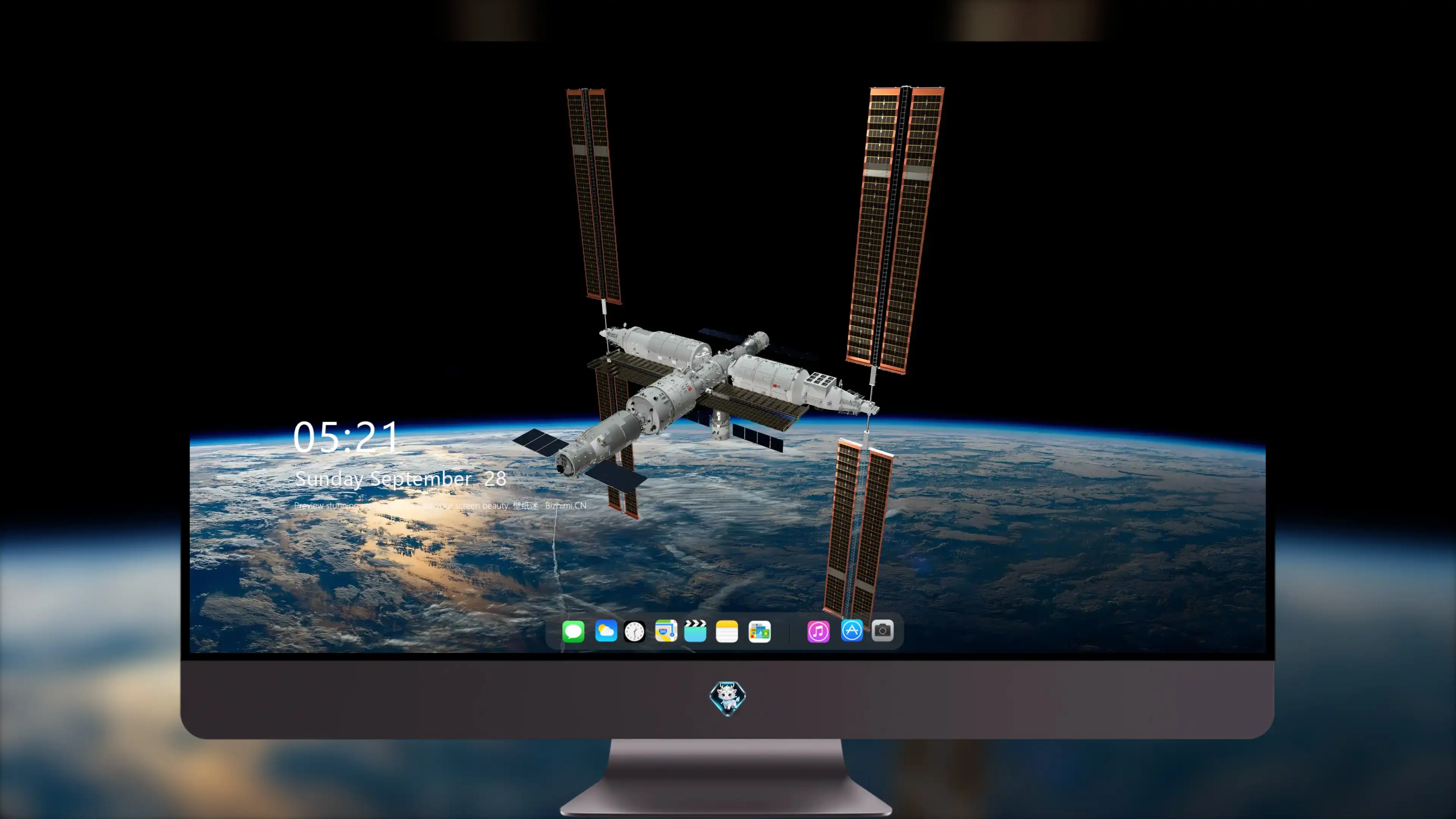 4K超清 科幻感十足的 宇宙科幻地球 科幻背景 锁屏壁纸