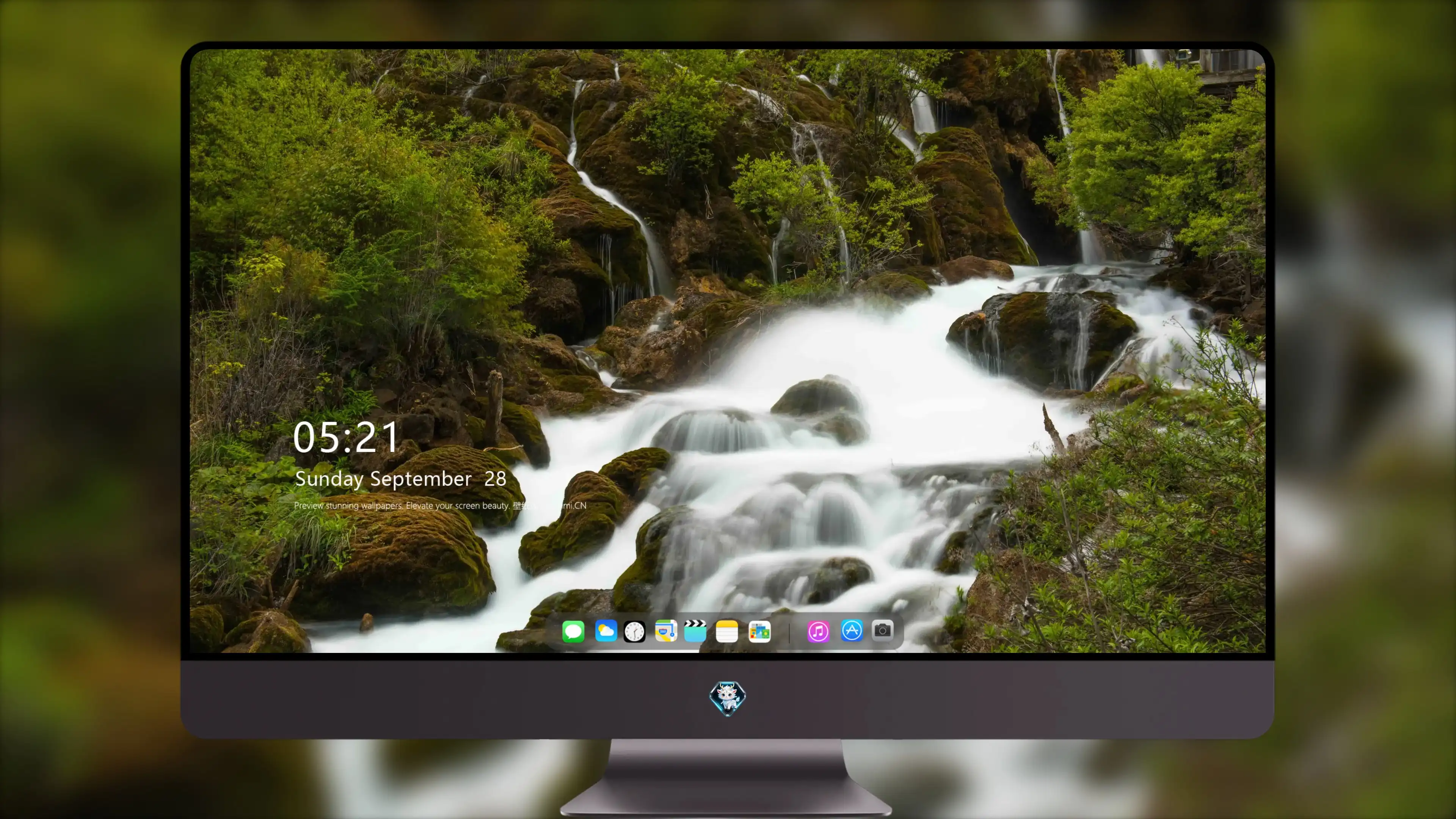 气势磅礴的 瀑布自然风景 水景摄影 4K超清图 4K风景壁纸