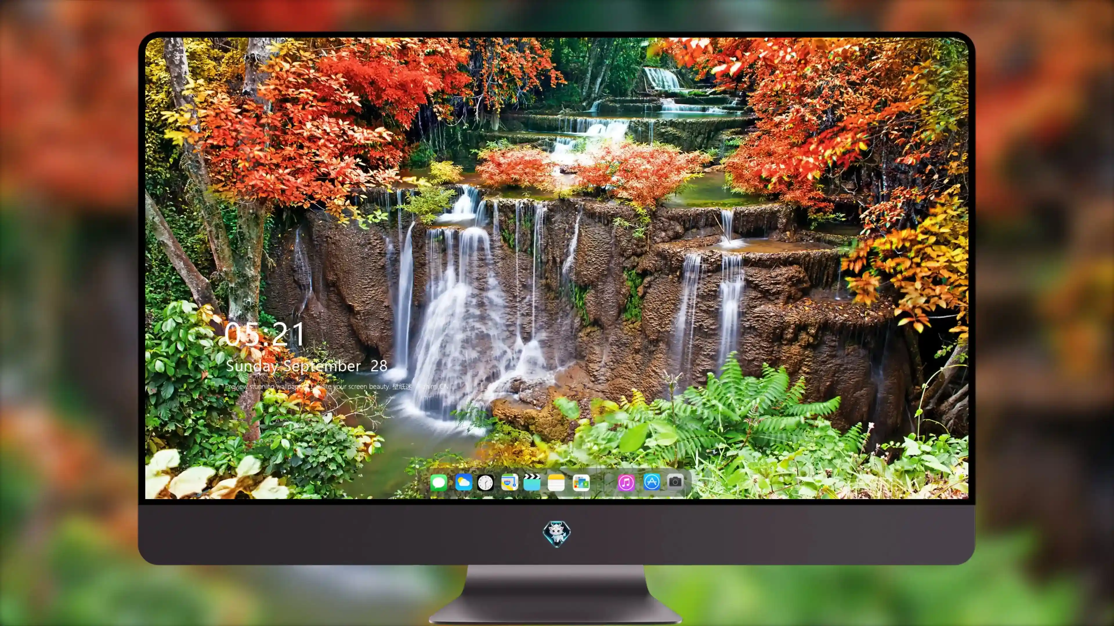 气势磅礴的 瀑布自然风景 水景摄影 4K超清图 4K风景壁纸