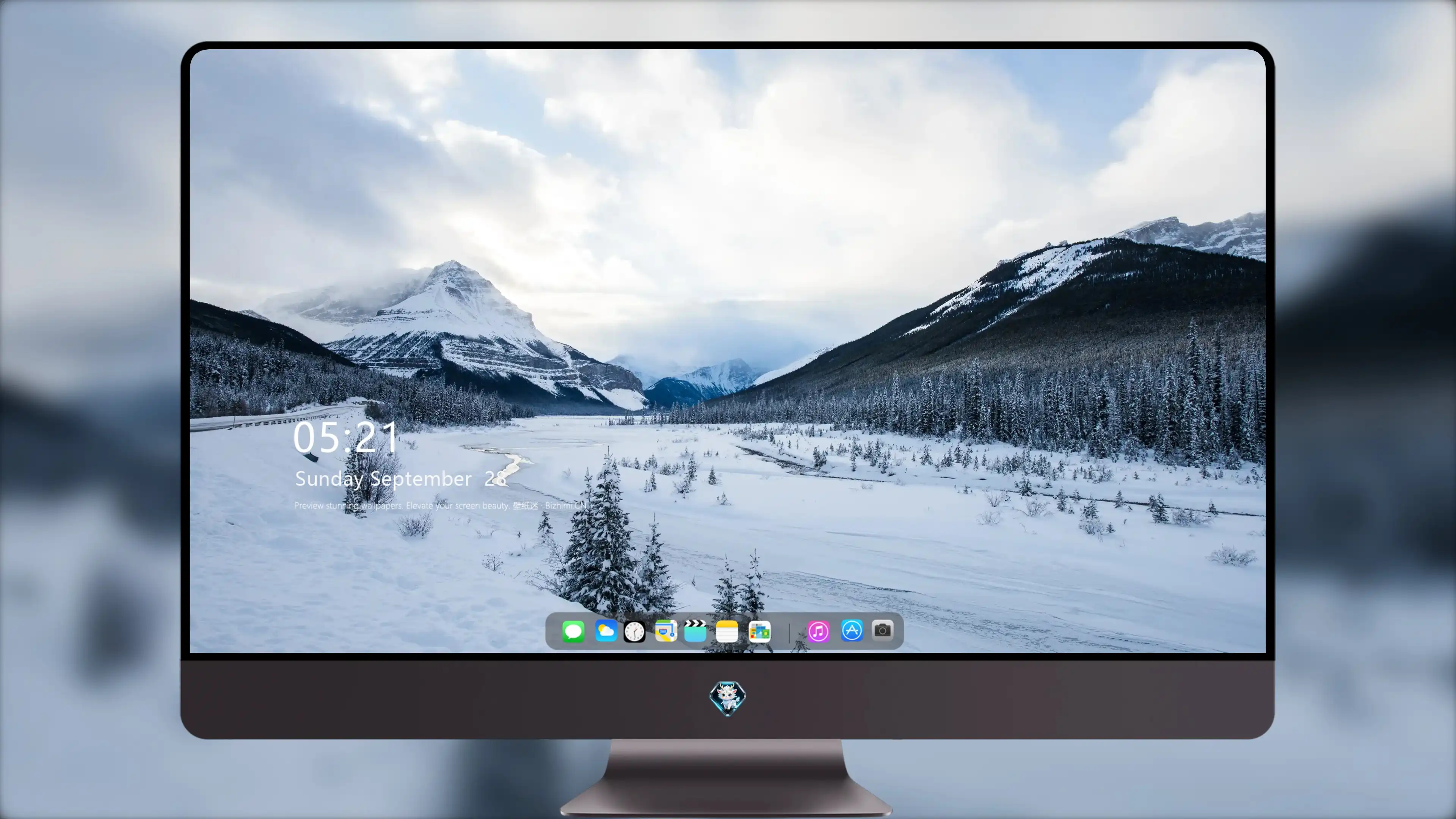 清新自然的 雪景自然风景 自然摄影 4K超清图 4K风景壁纸