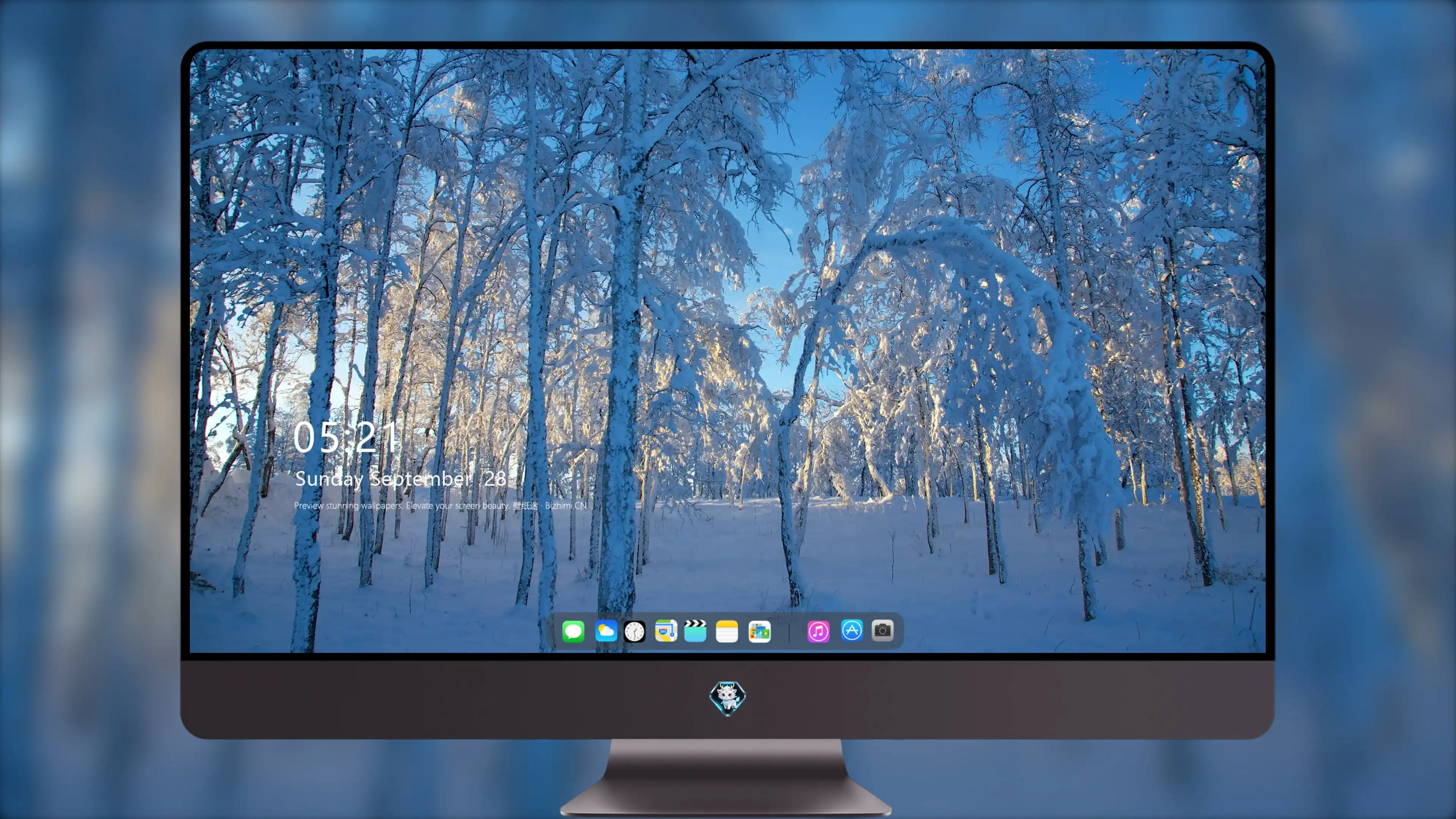 清新自然的 雪景自然风景 自然摄影 4K超清图 4K风景壁纸