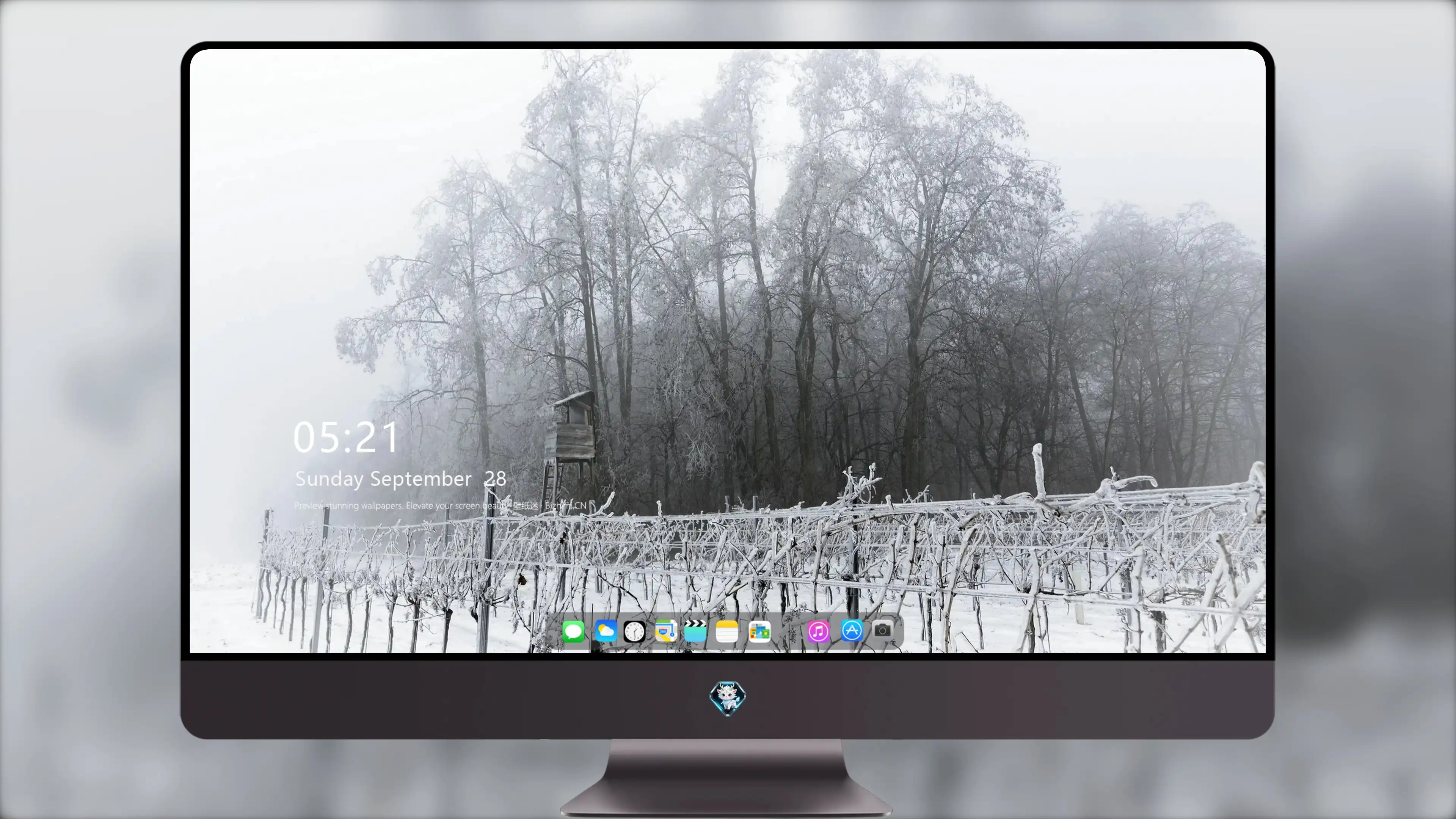 清新自然的 雪景自然风景 自然摄影 4K超清图 4K风景壁纸