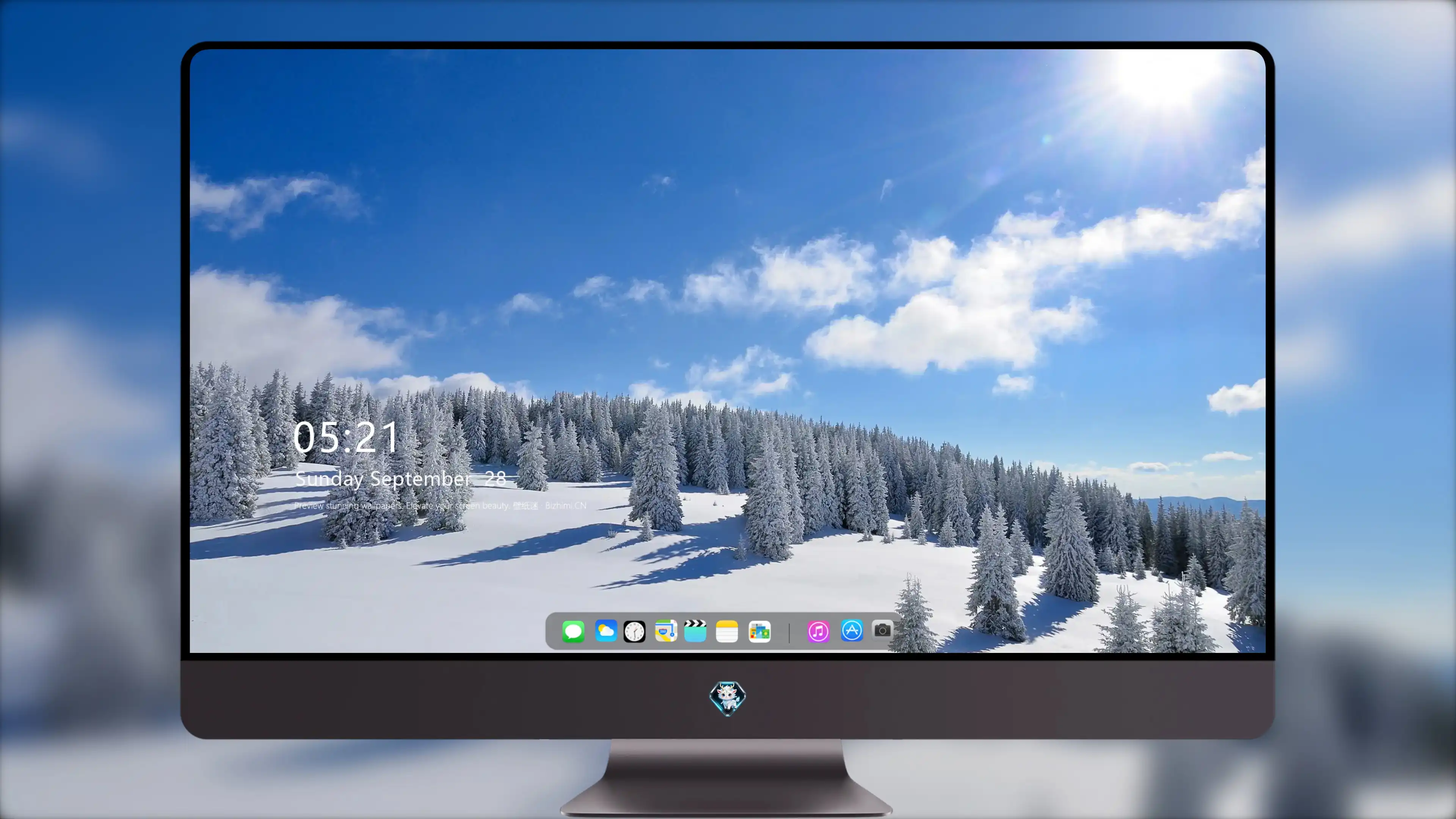 清新自然的 雪景自然风景 自然摄影 4K超清图 4K风景壁纸
