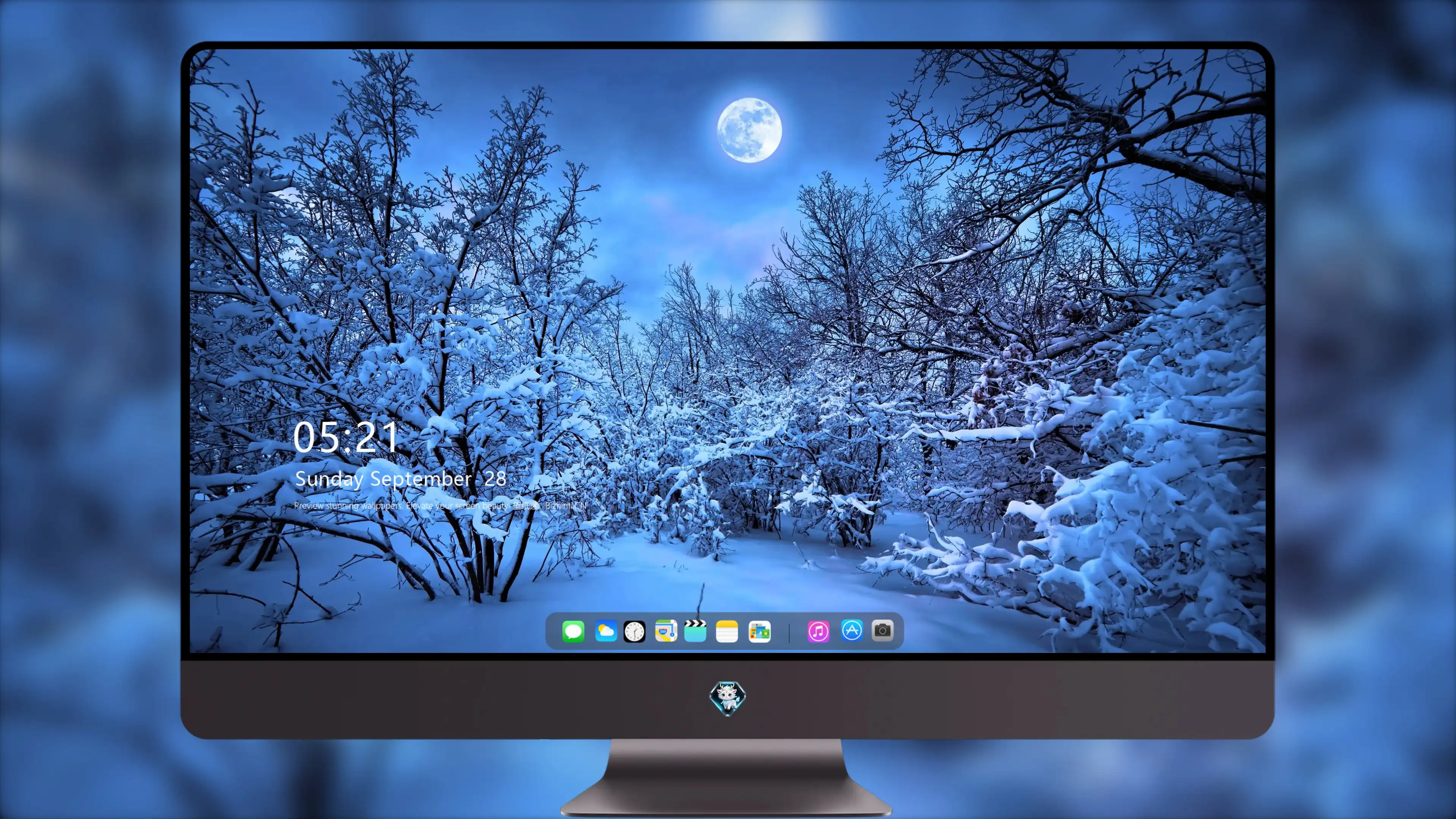 清新自然的 雪景自然风景 自然摄影 4K超清图 4K风景壁纸
