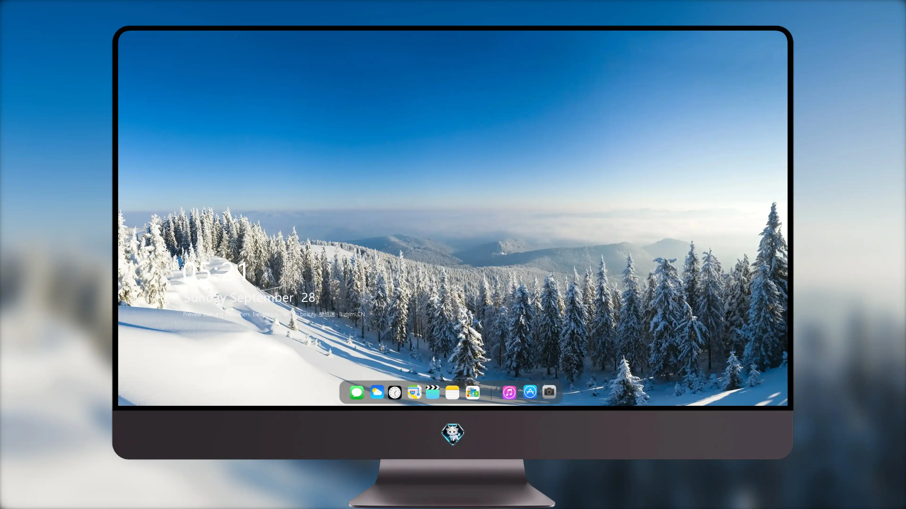 清新自然的 雪景自然风景 自然摄影 4K超清图 4K风景壁纸