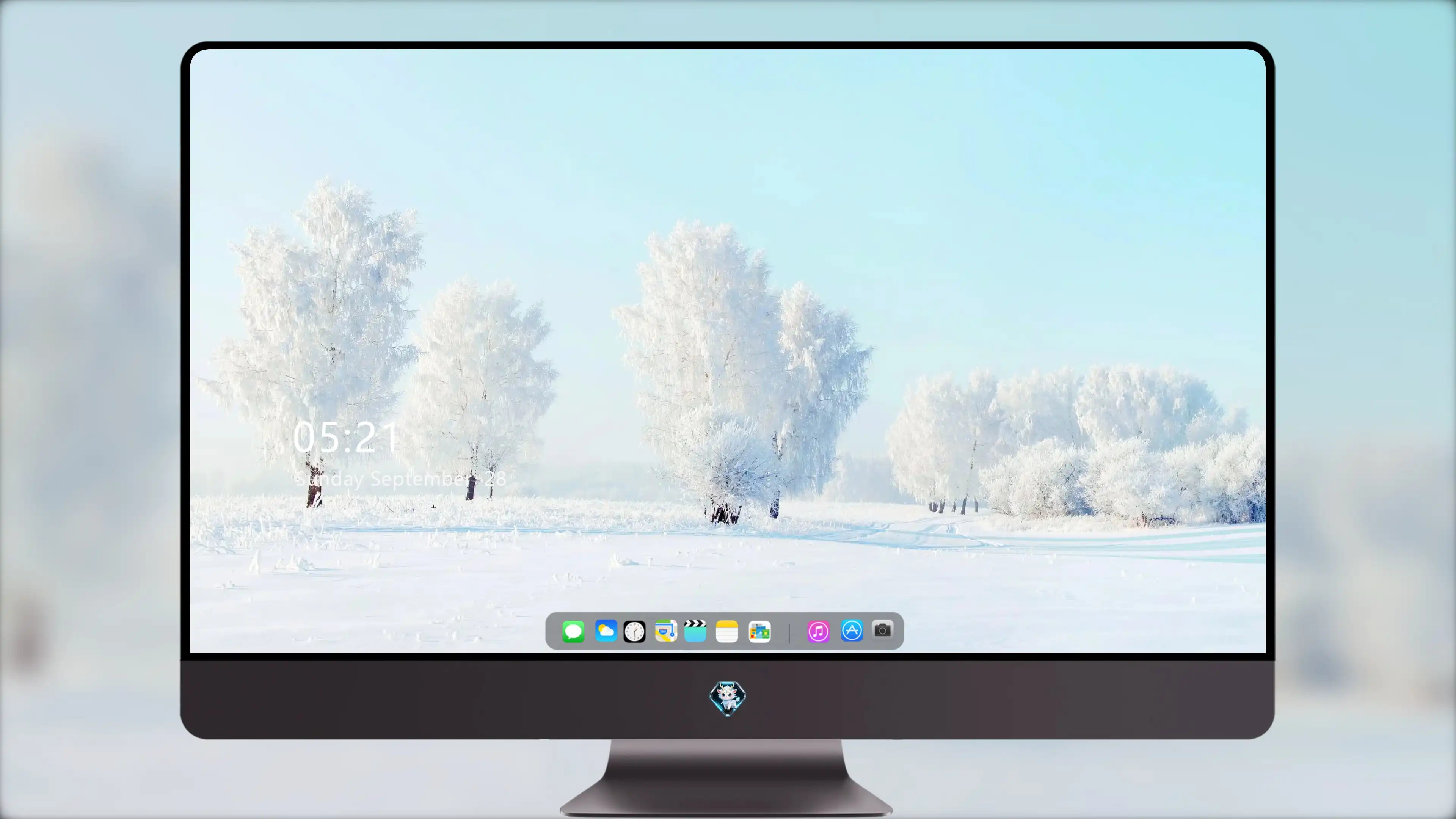 清新自然的 雪景自然风景 自然摄影 4K超清图 4K风景壁纸