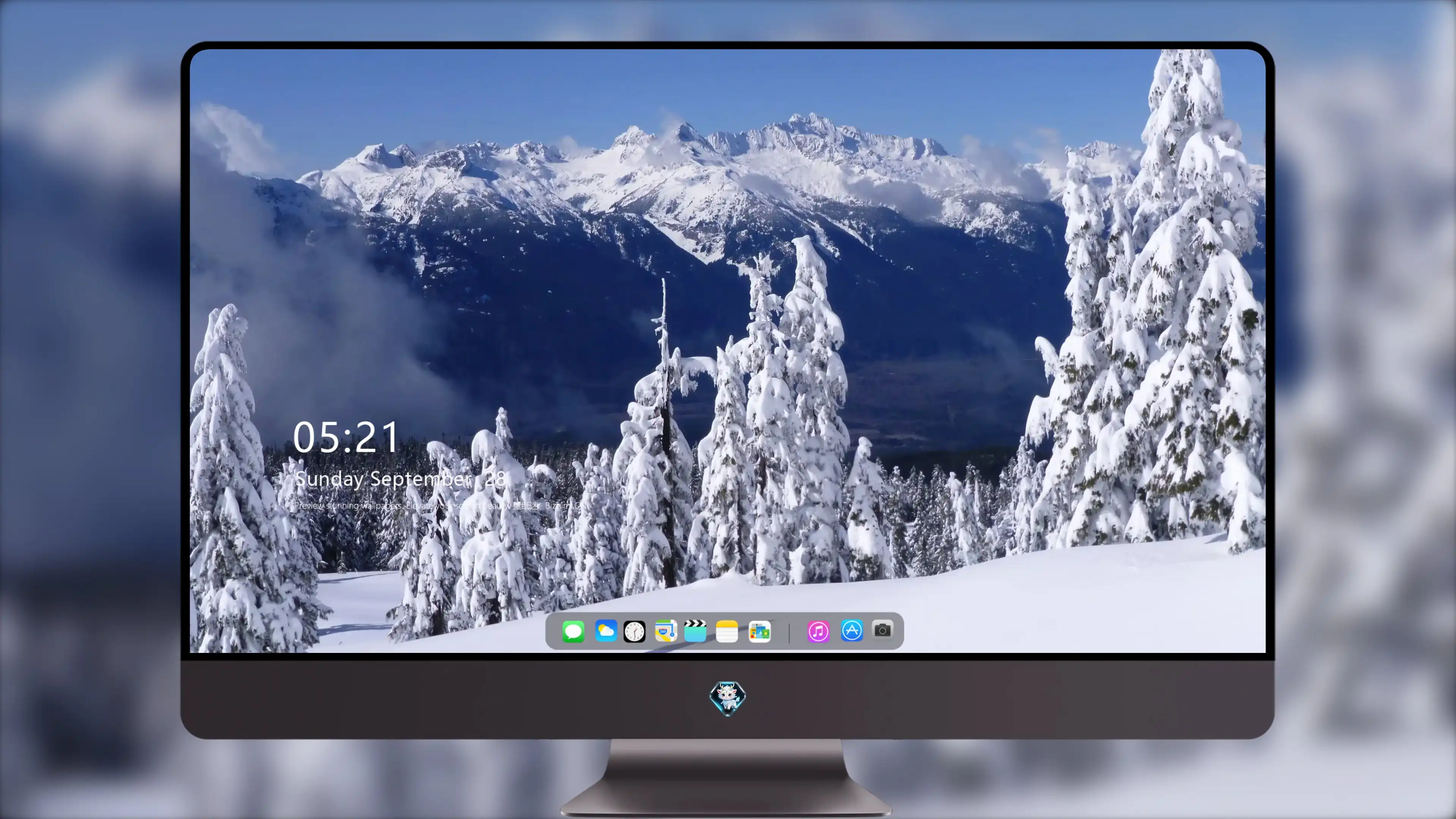 清新自然的 雪景自然风景 自然摄影 4K超清图 4K风景壁纸