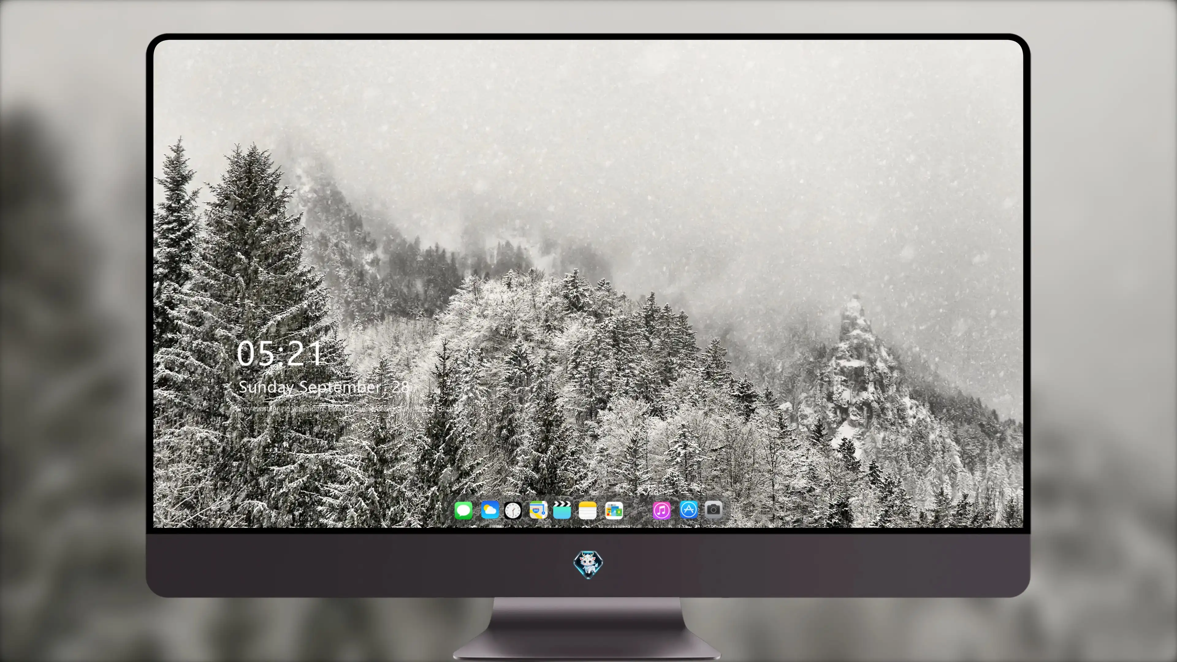 清新自然的 雪景自然风景 自然摄影 4K超清图 4K风景壁纸